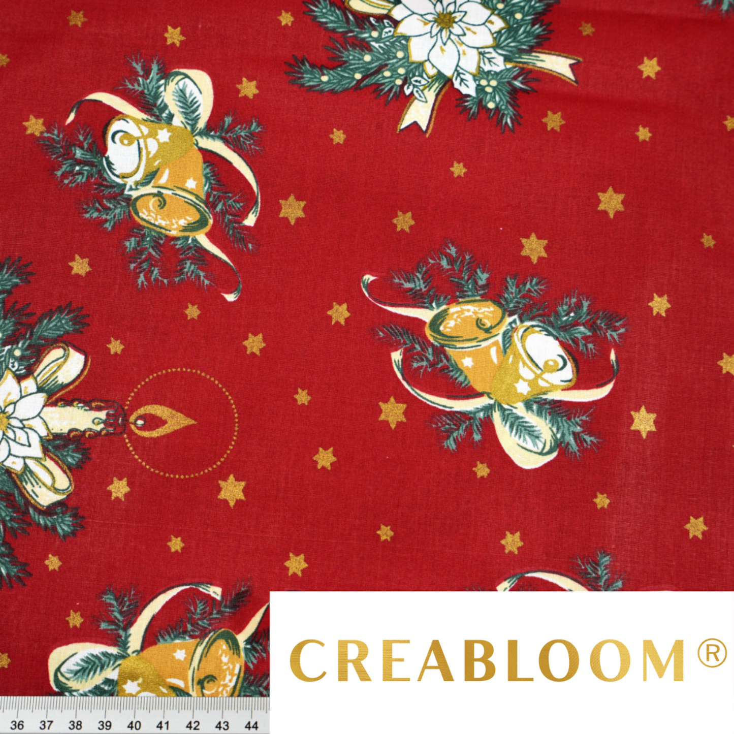 Tissu Coton Motif Noël
