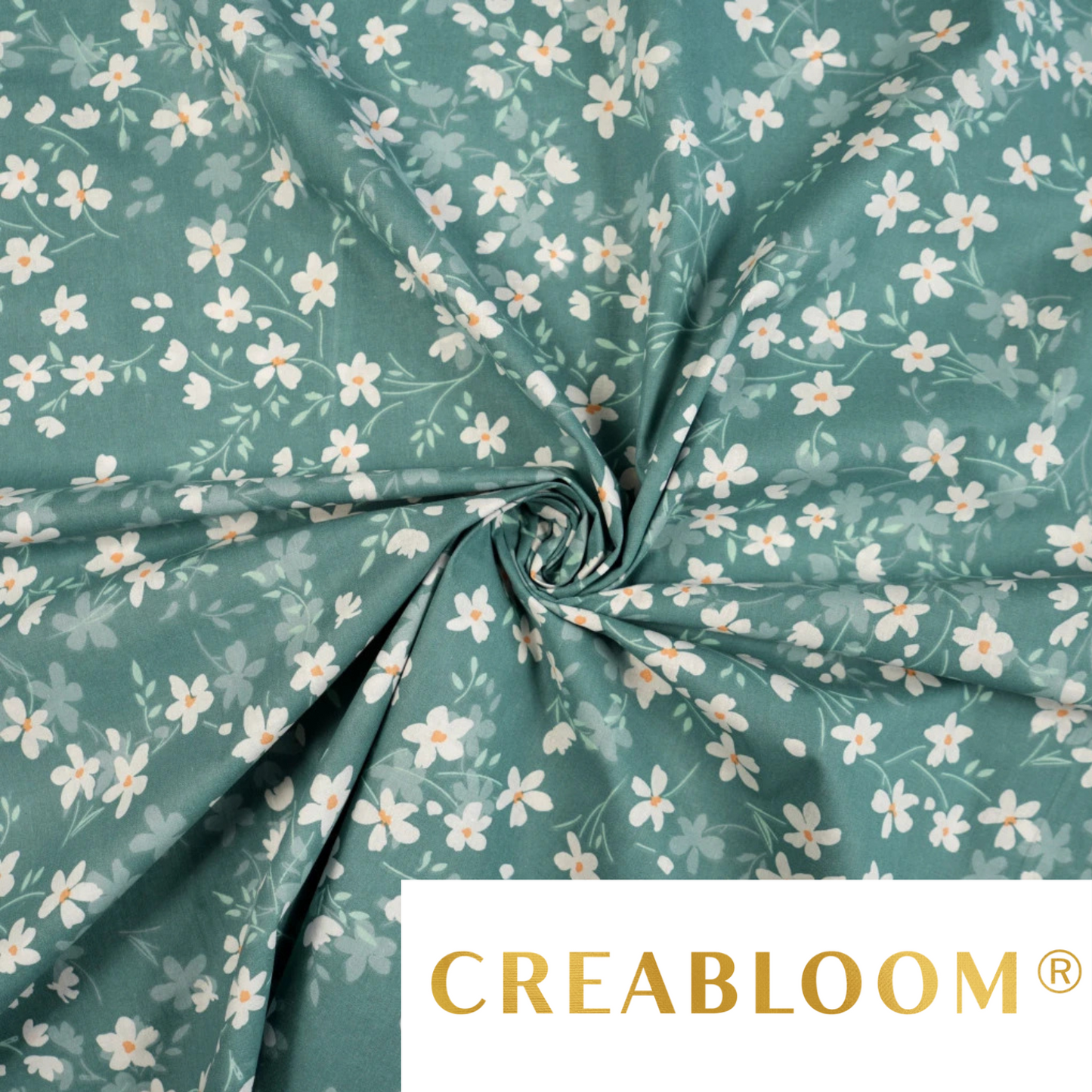 Tissu coton imprimé fleurs