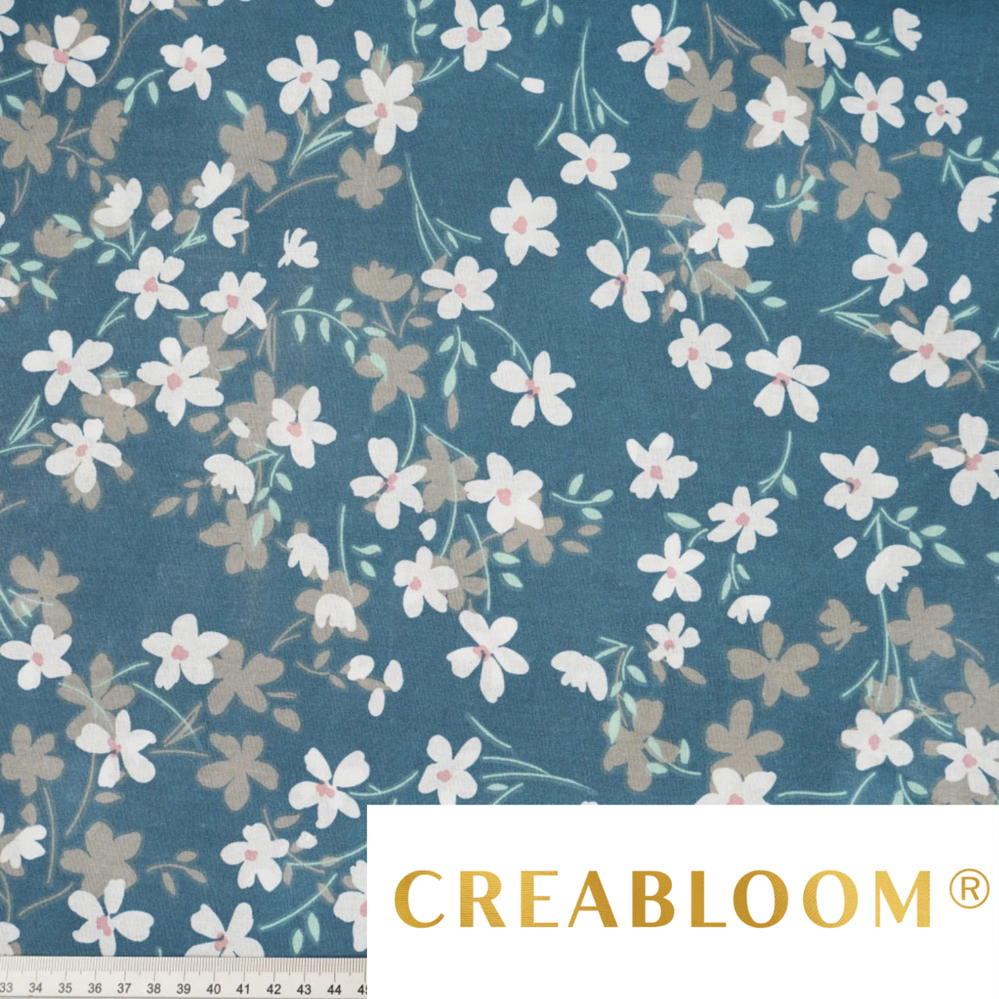 Tissu coton imprimé fleurs