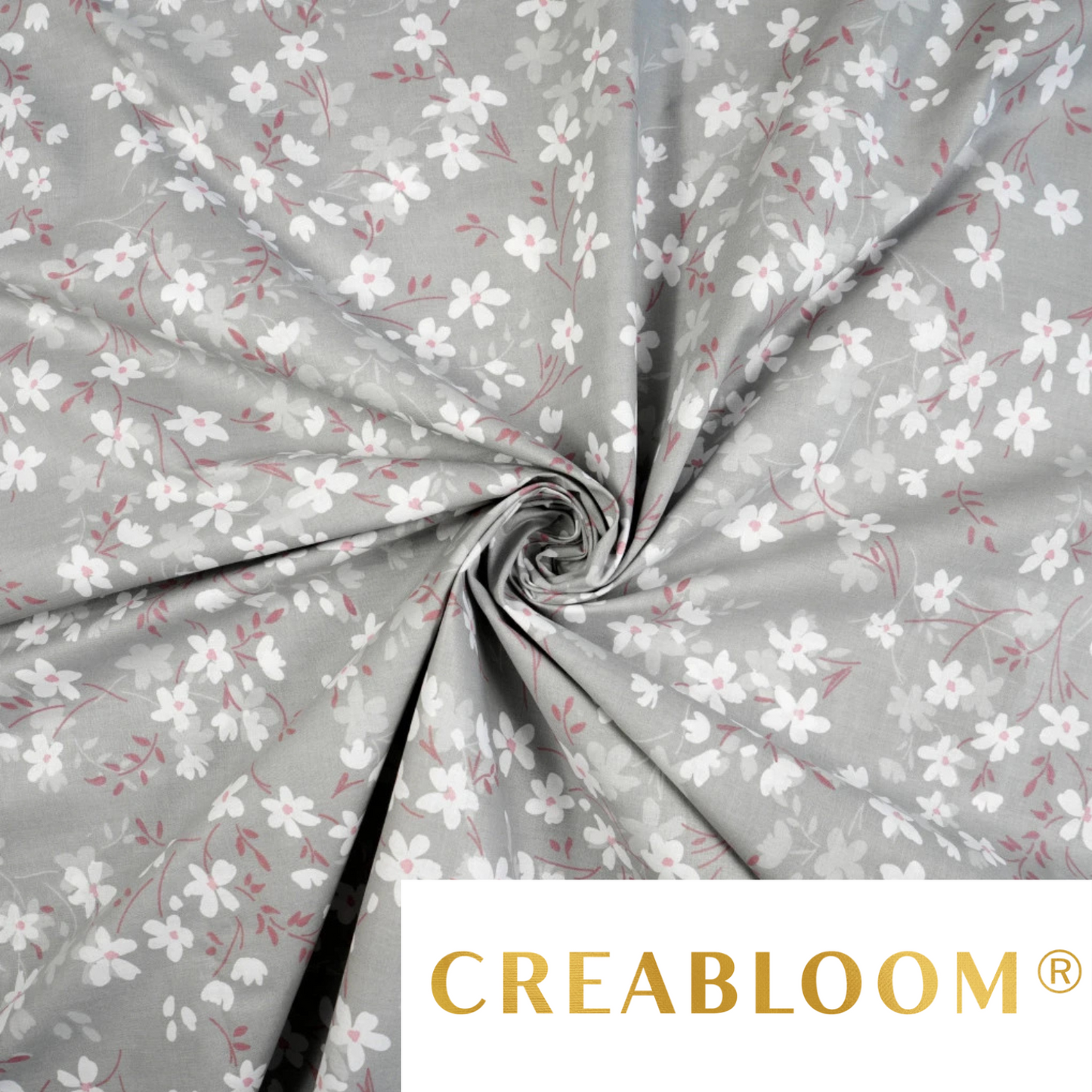 Tissu coton imprimé fleurs