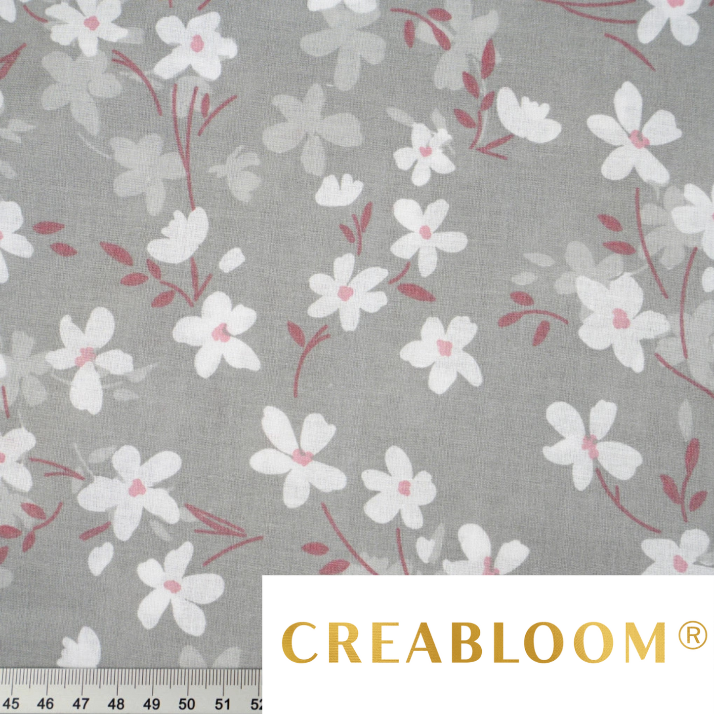 Tissu coton imprimé fleurs