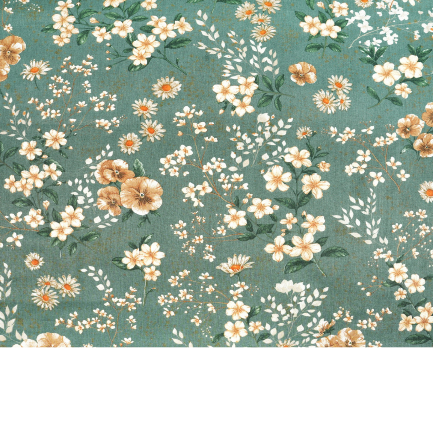 Tissu Coton Imprimé Fleurs