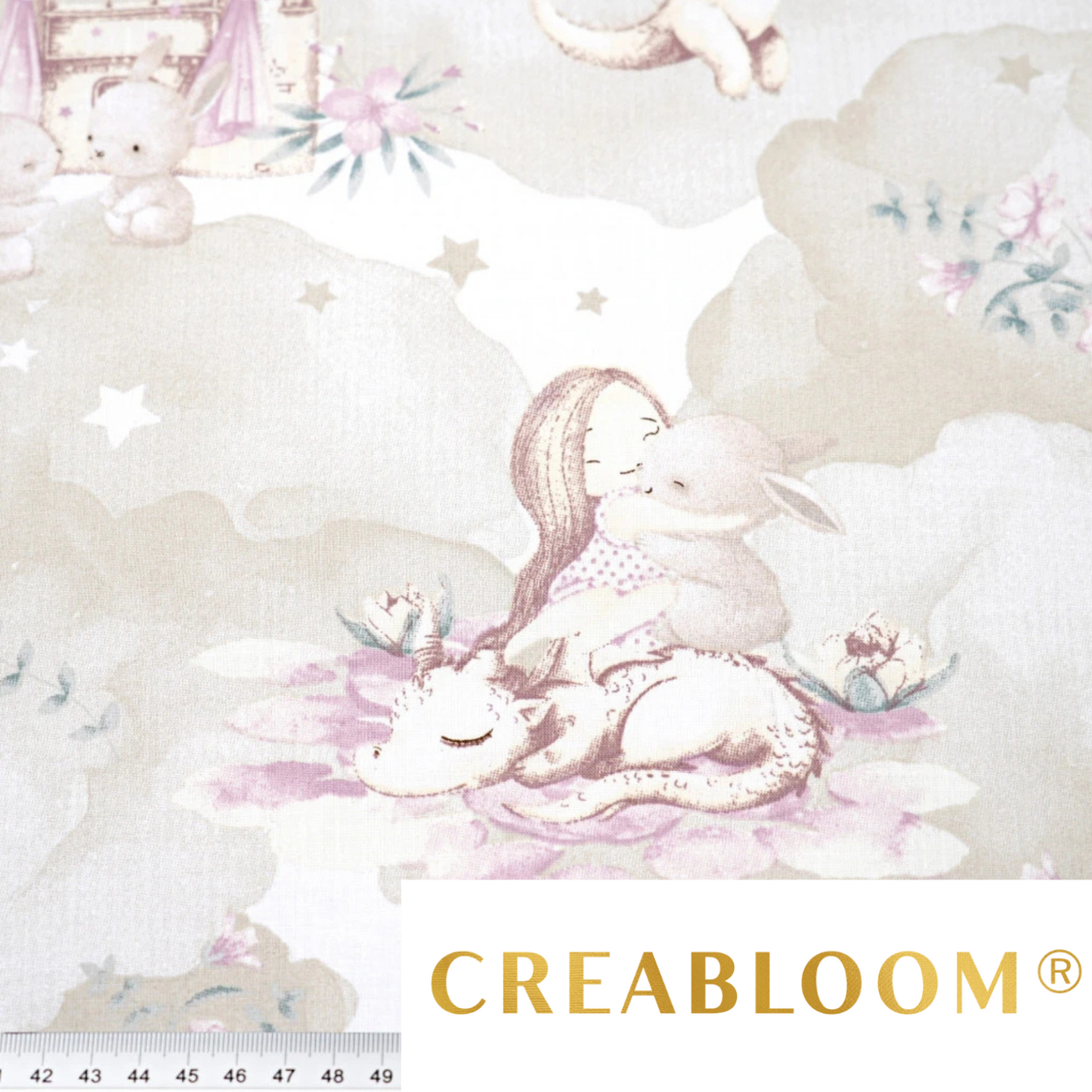 Tissu coton Motif princesse