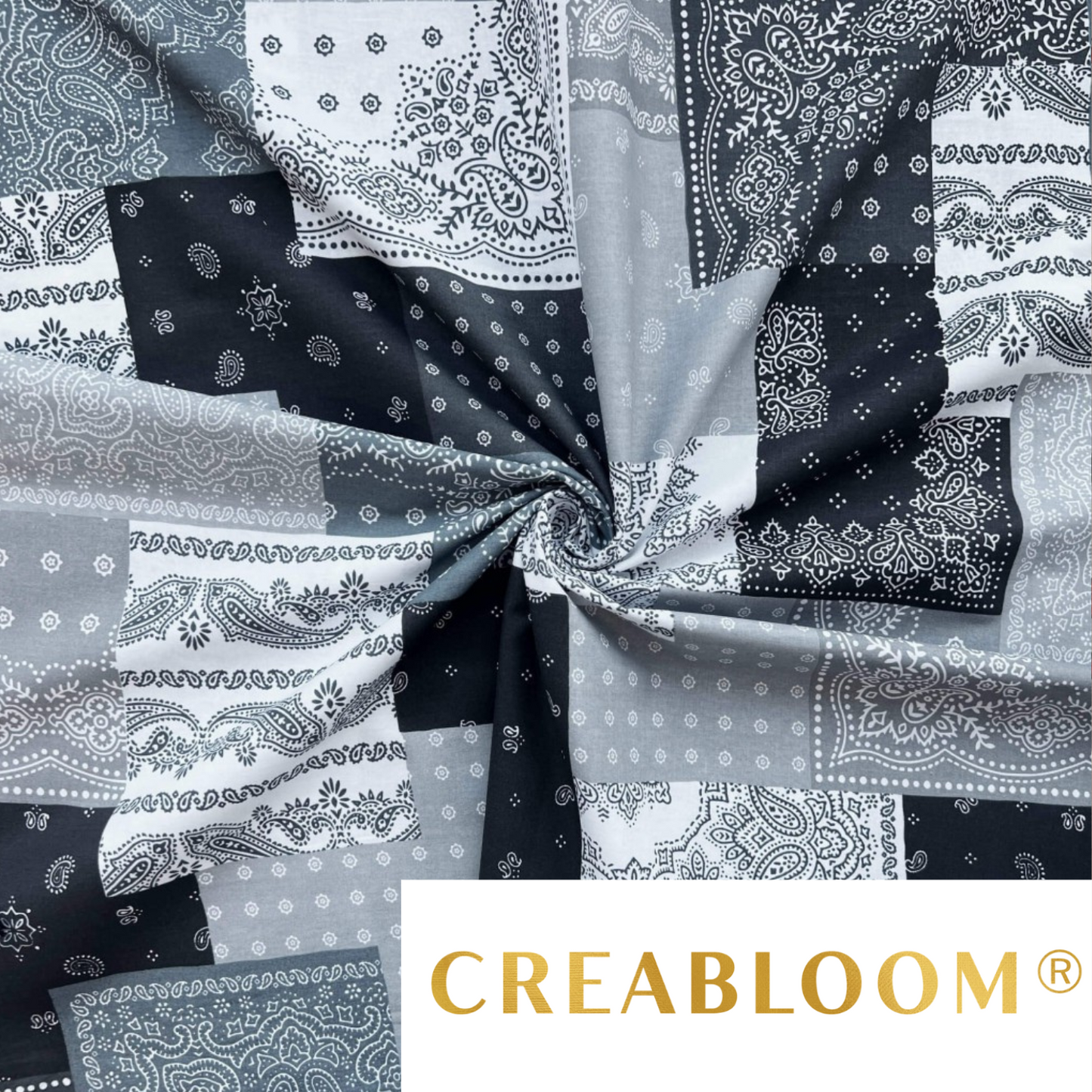 Tissu Coton Imprimé Patchwork