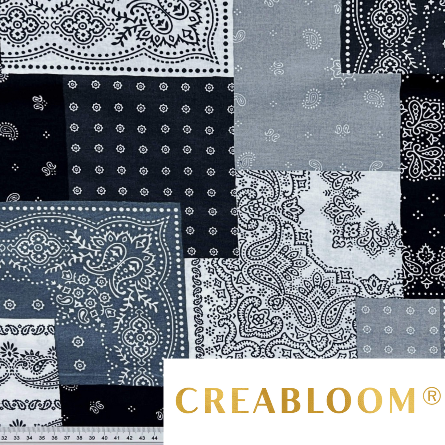 Tissu Coton Imprimé Patchwork