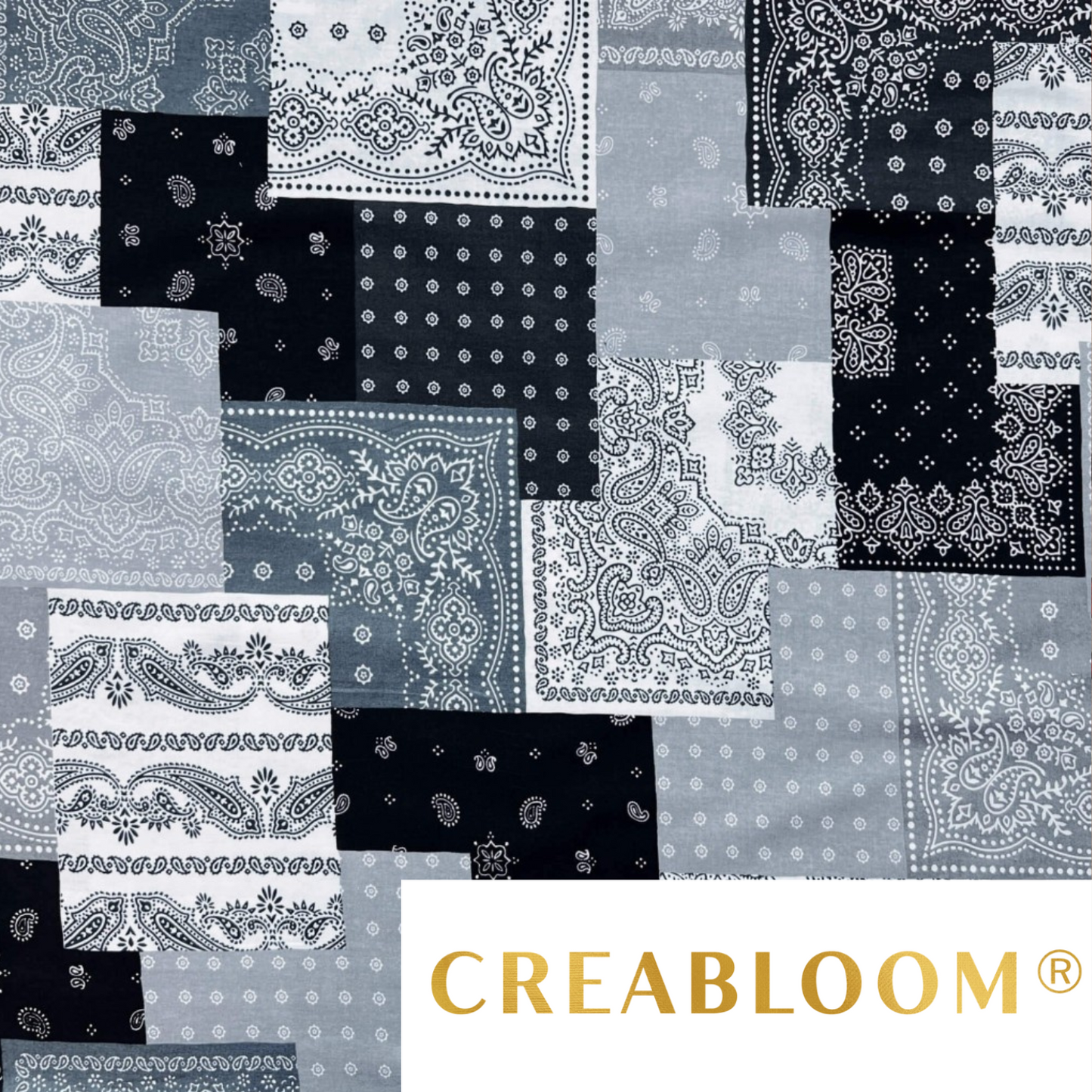 Tissu Coton Imprimé Patchwork