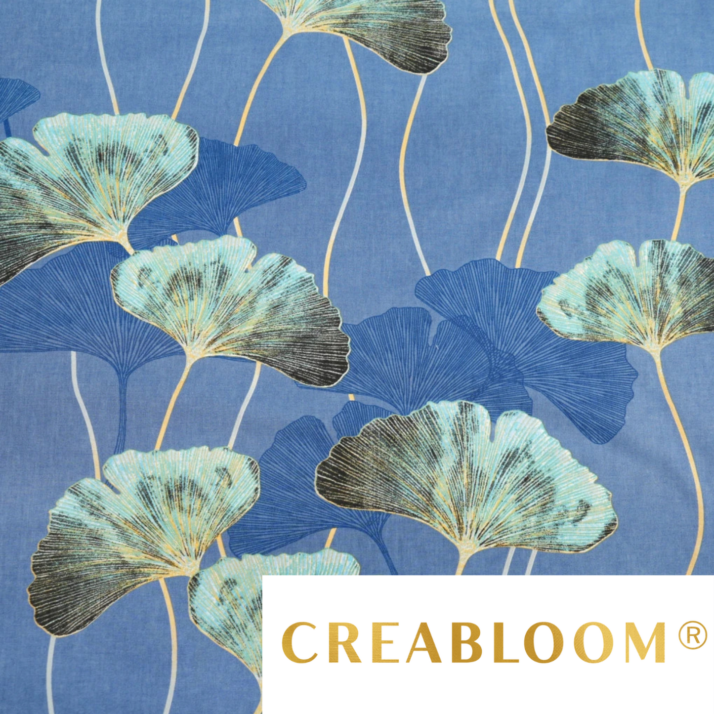 Tissu coton imprimé grands motifs fleurs