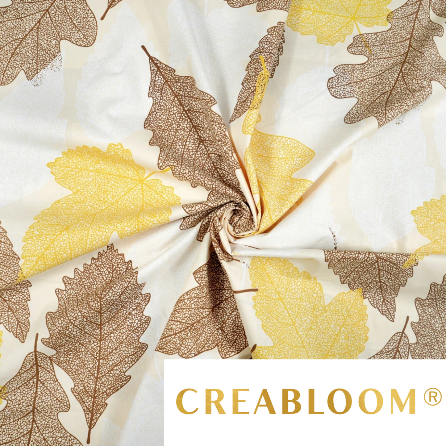 Tissu coton Motif feuilles