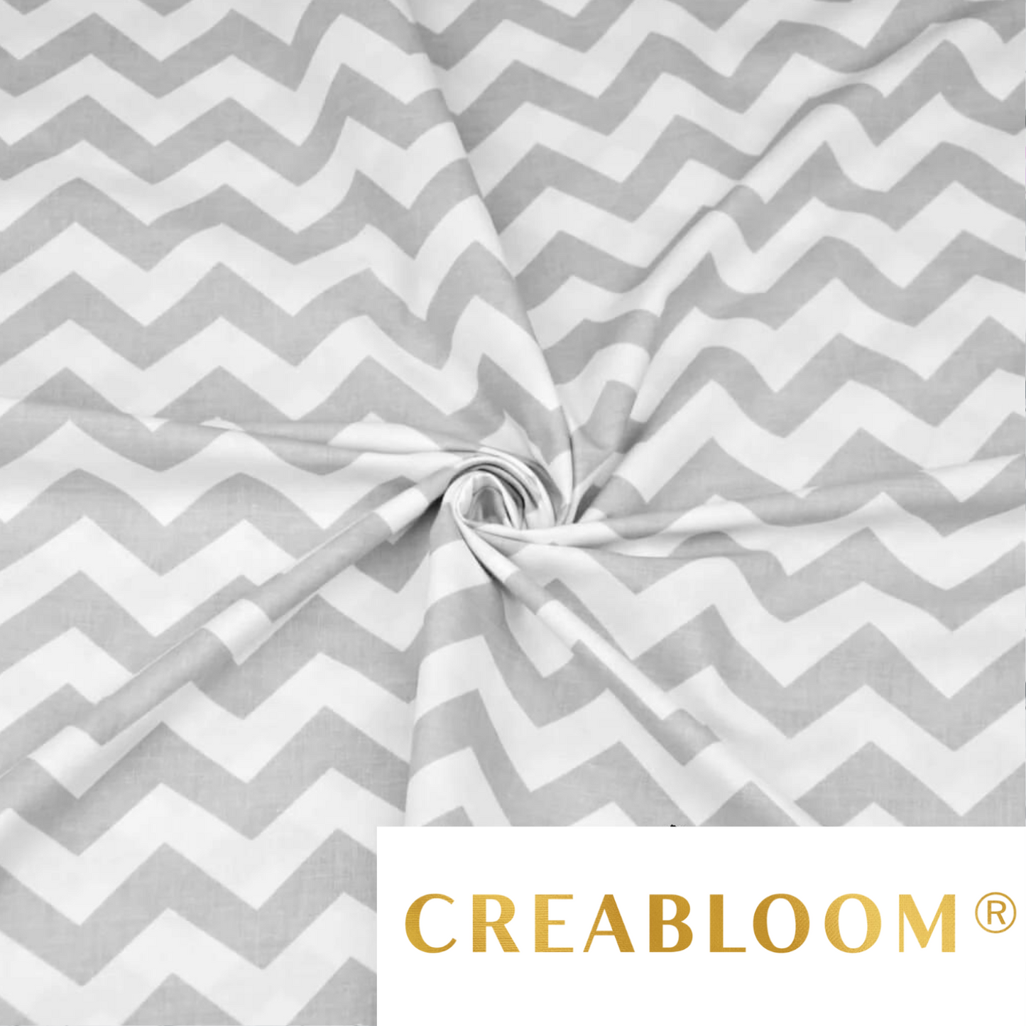 Tissu Coton Motif Zigzag