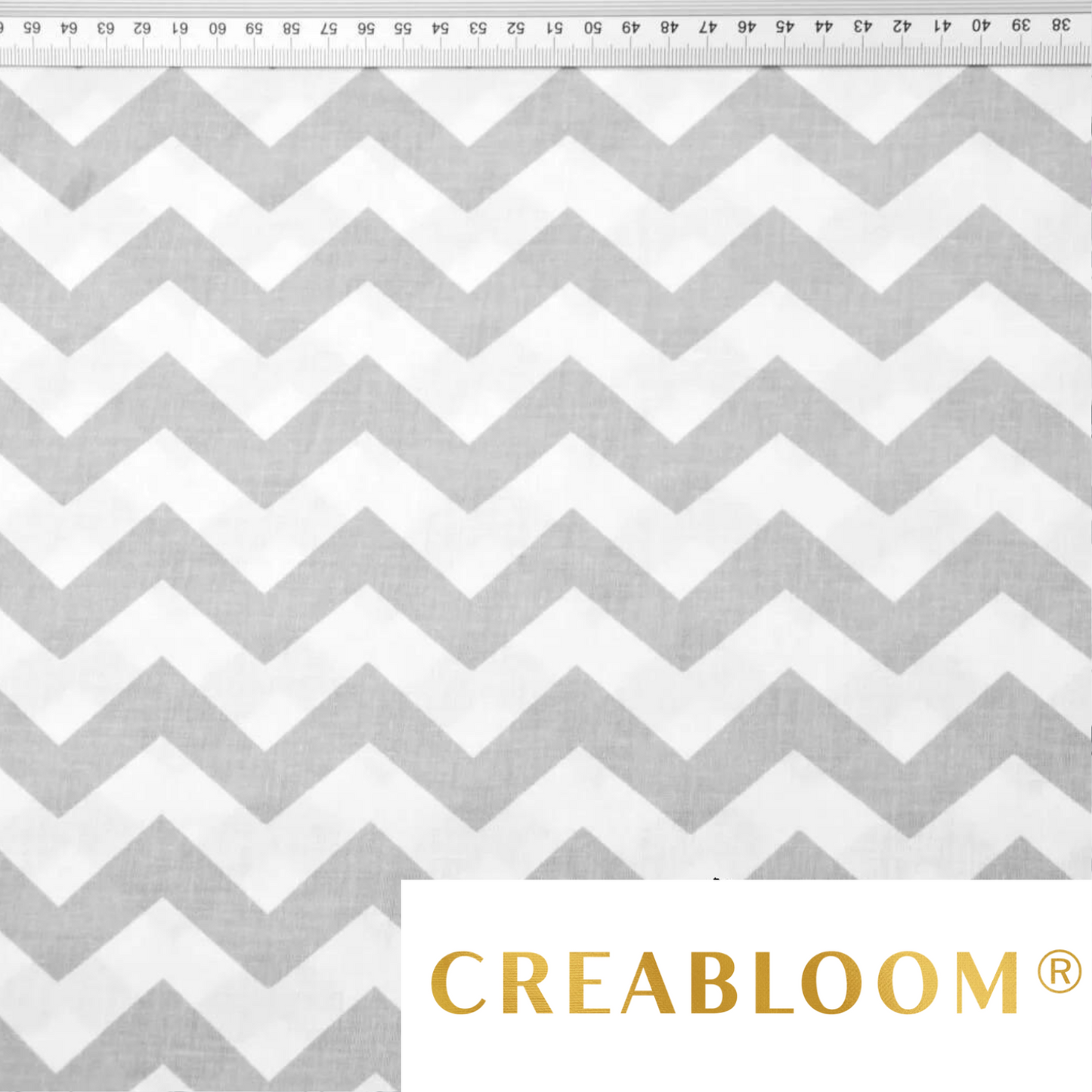 Tissu Coton Motif Zigzag