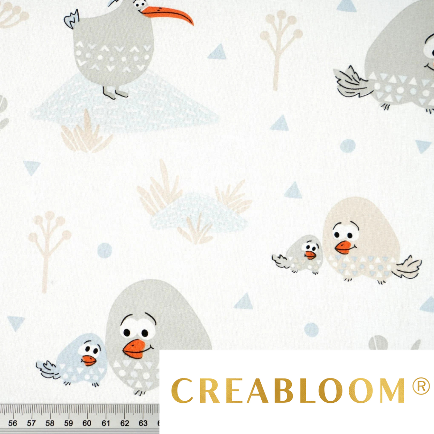 Tissu coton Motif oiseaux