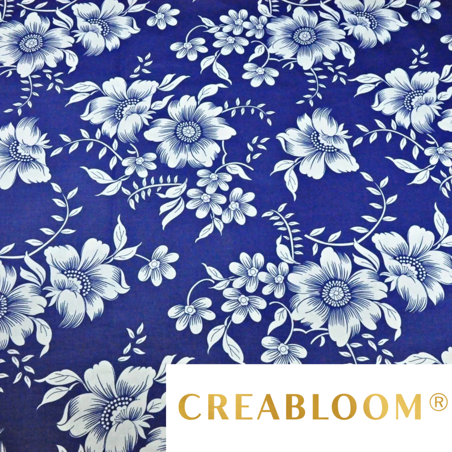 Tissu coton imprimé fleurs
