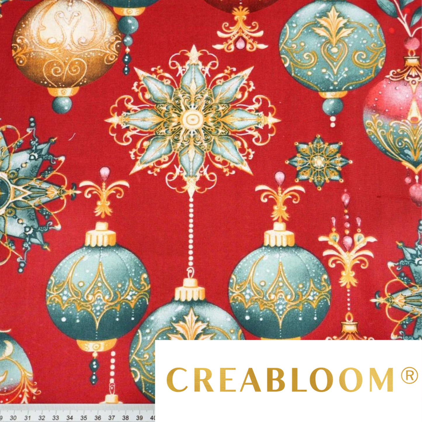 Tissu Coton Motif Noël