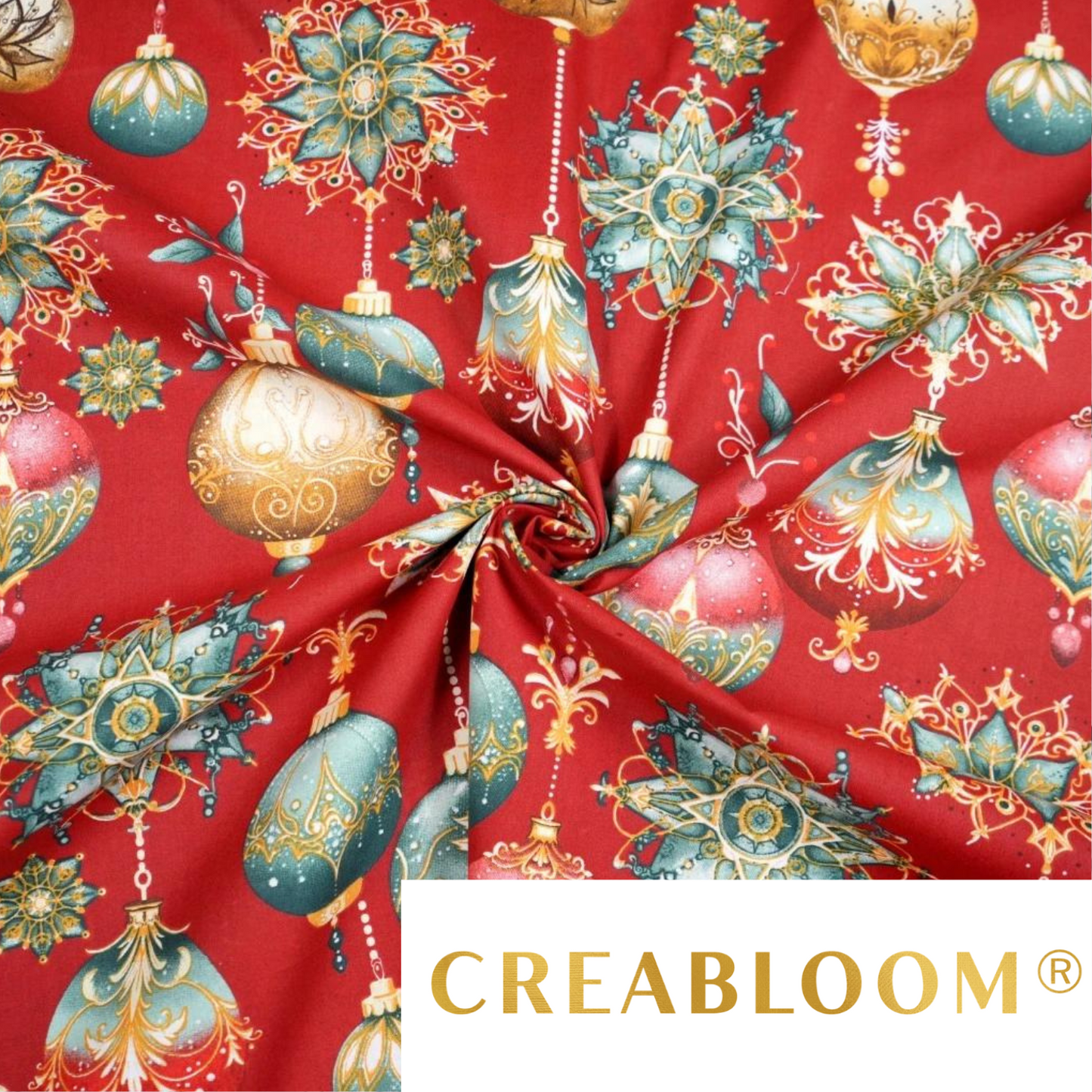 Tissu Coton Motif Noël