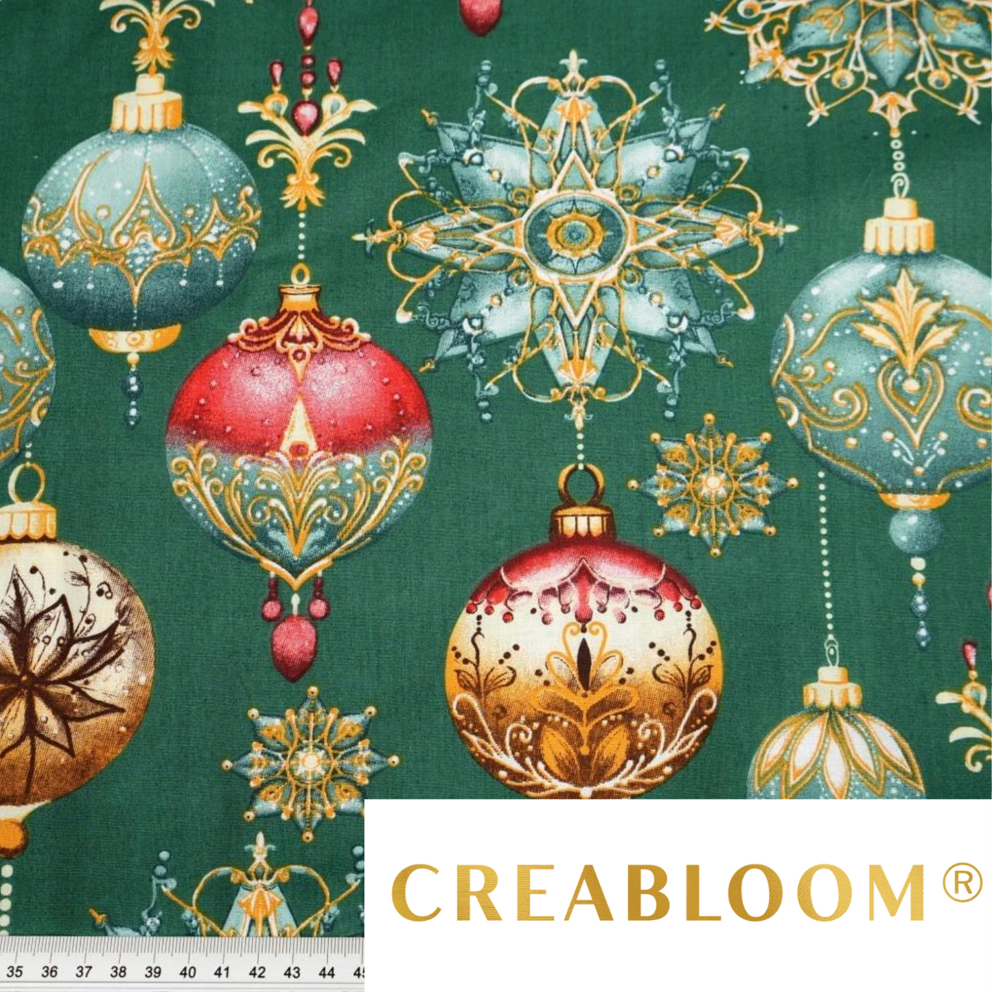 Tissu Coton Motif Noël