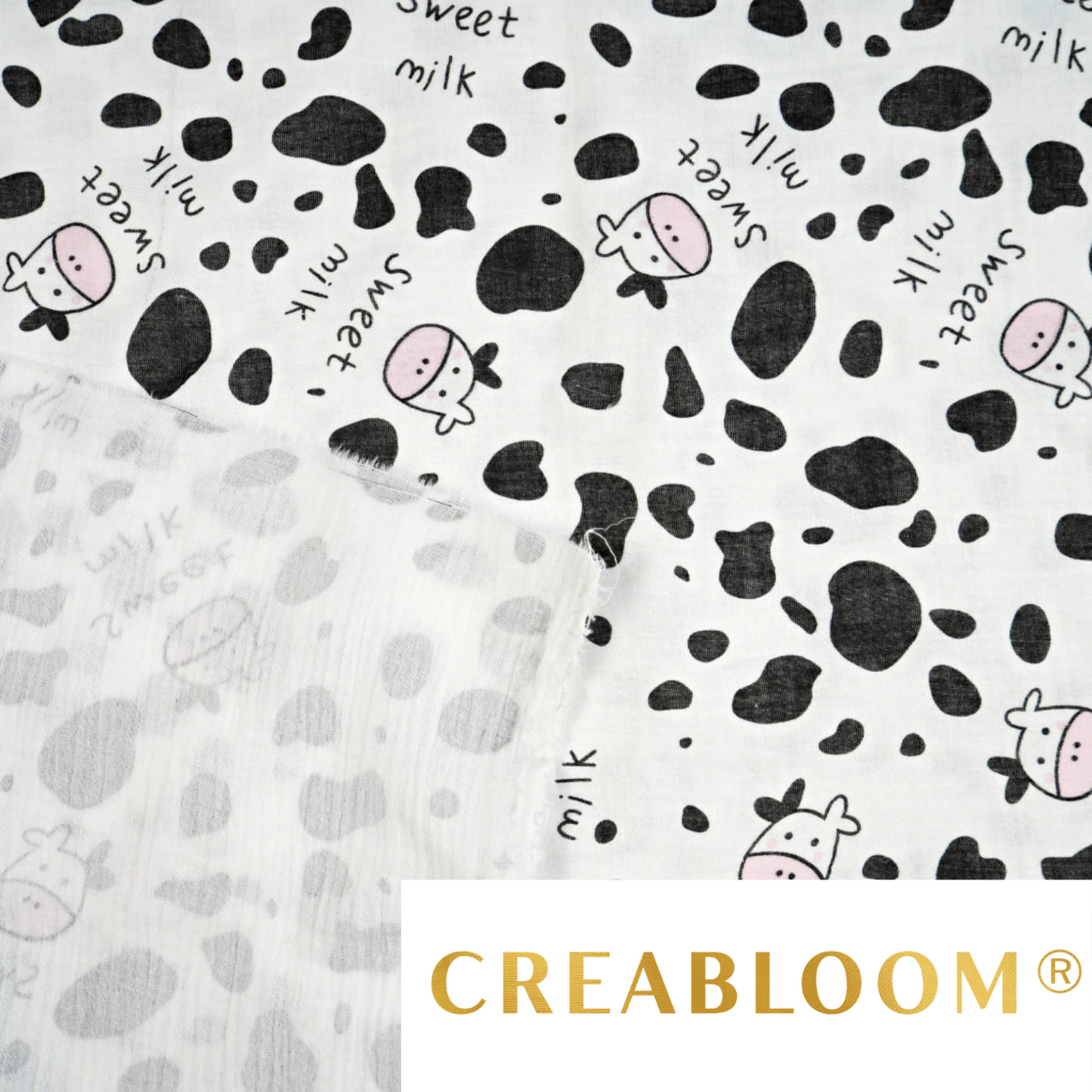 Hellblauer Double-Gauze-Stoff