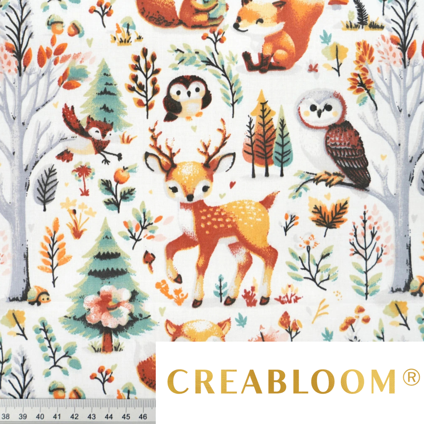 Tissu coton Motif animaux