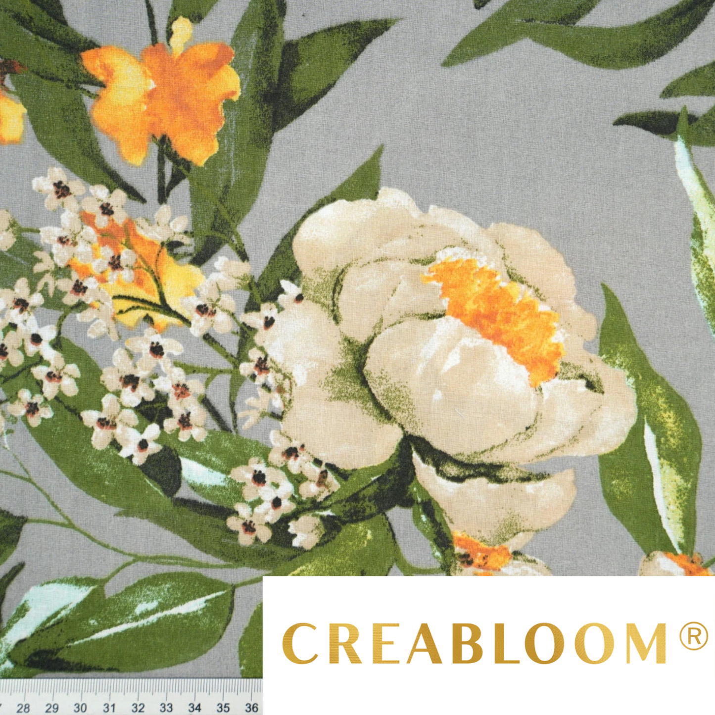 Tissu coton imprimé fleurs