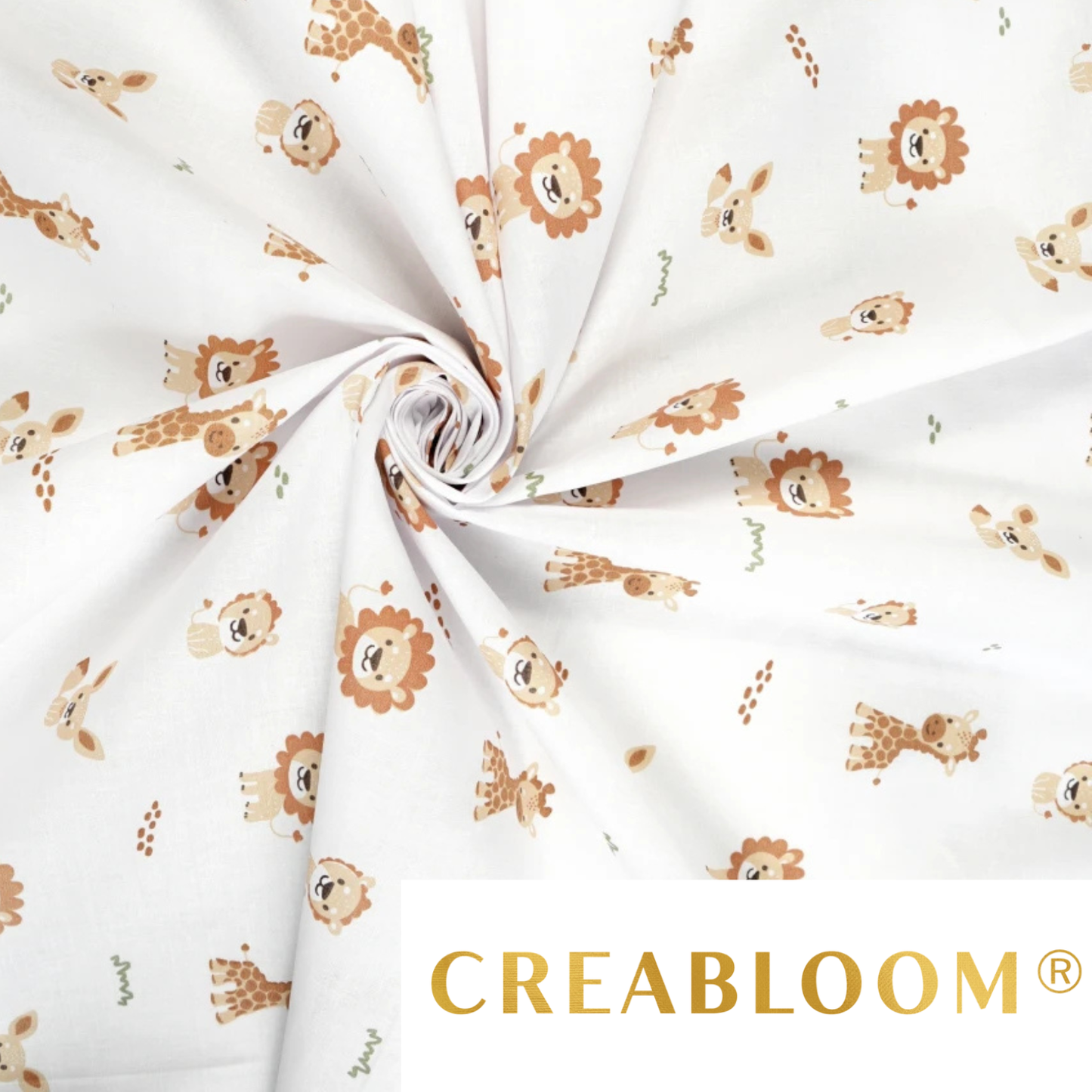 Tissu coton Motif animaux