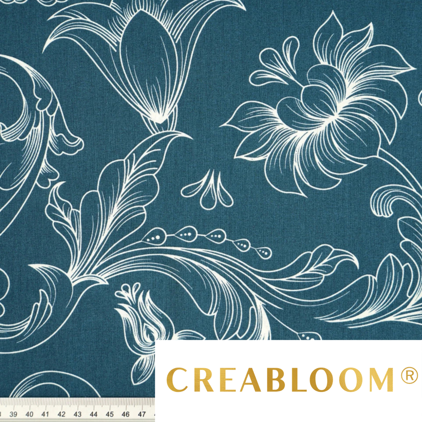 Tissu coton imprimé grandes fleurs