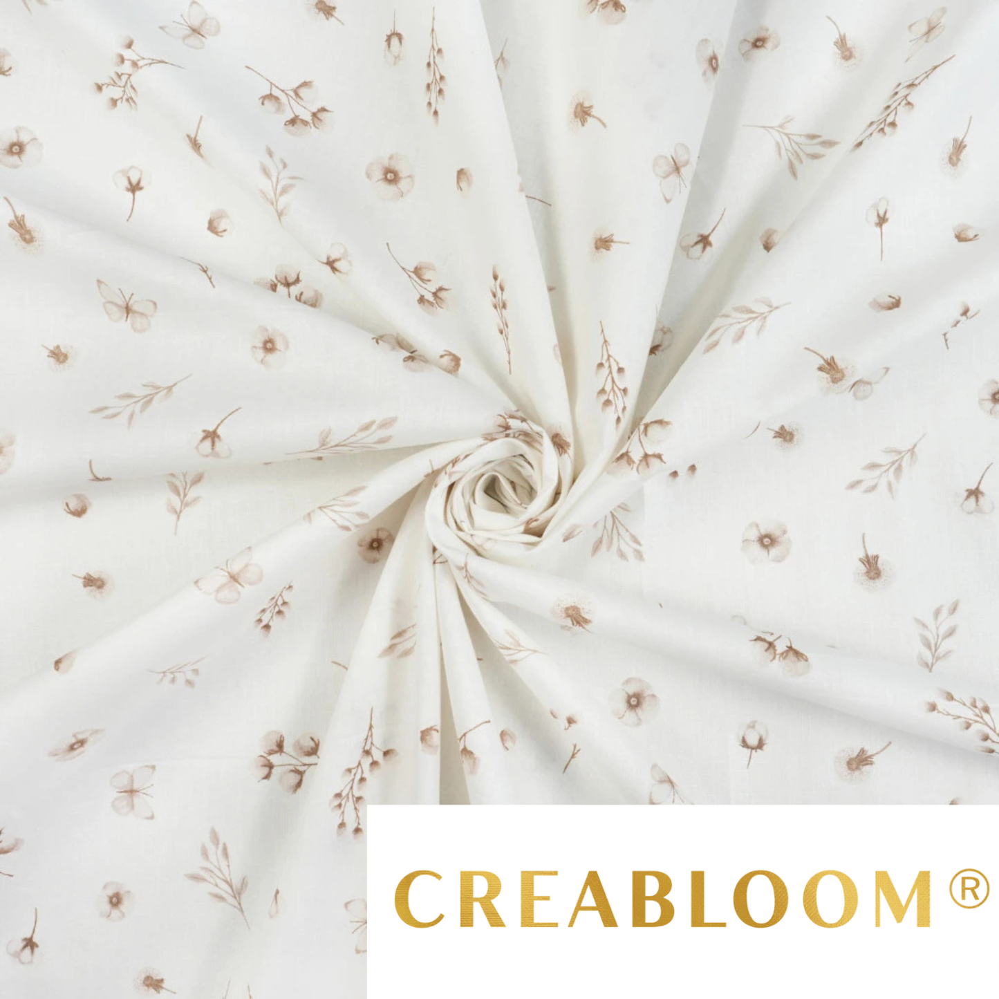 Tissu coton Motif fleurs