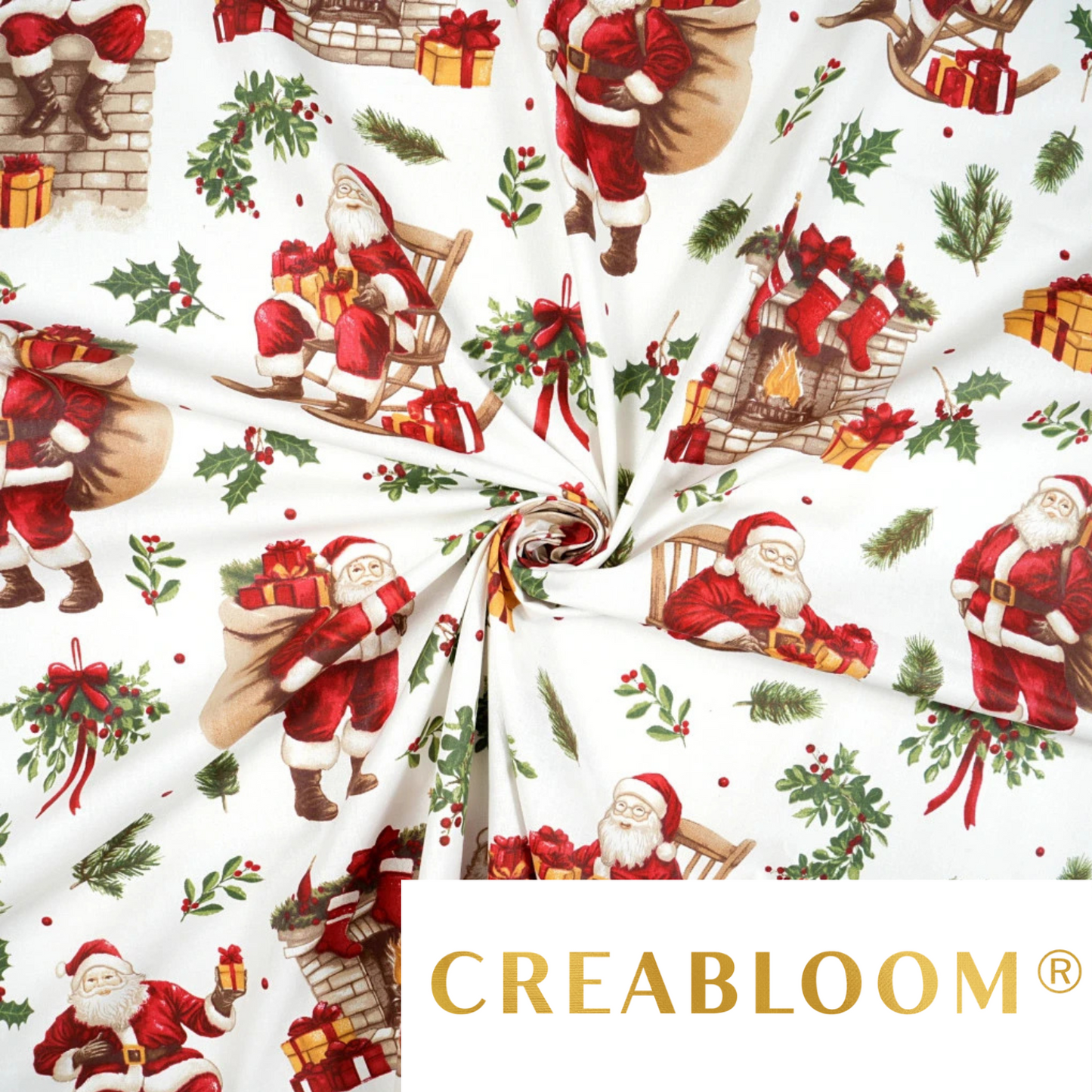 Tissu coton Motif Noël