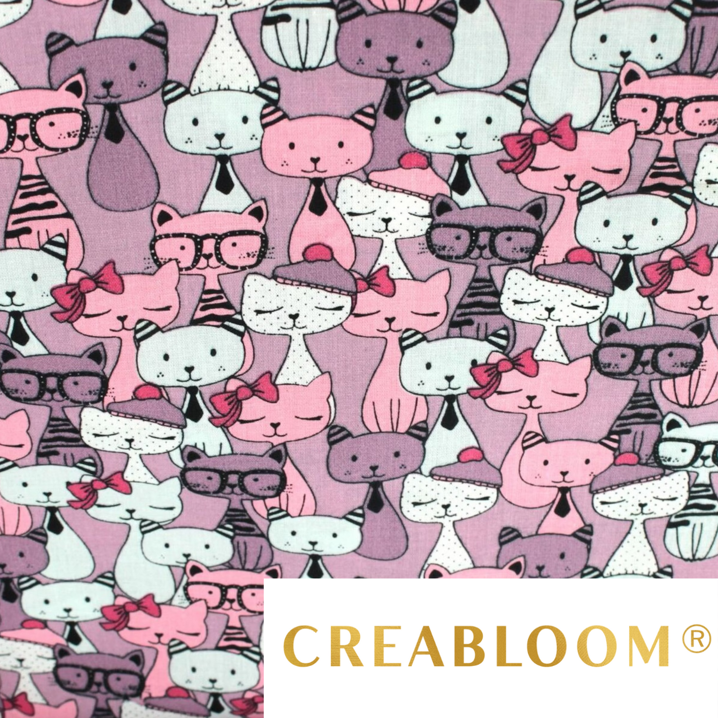 Tissu coton Motif chats