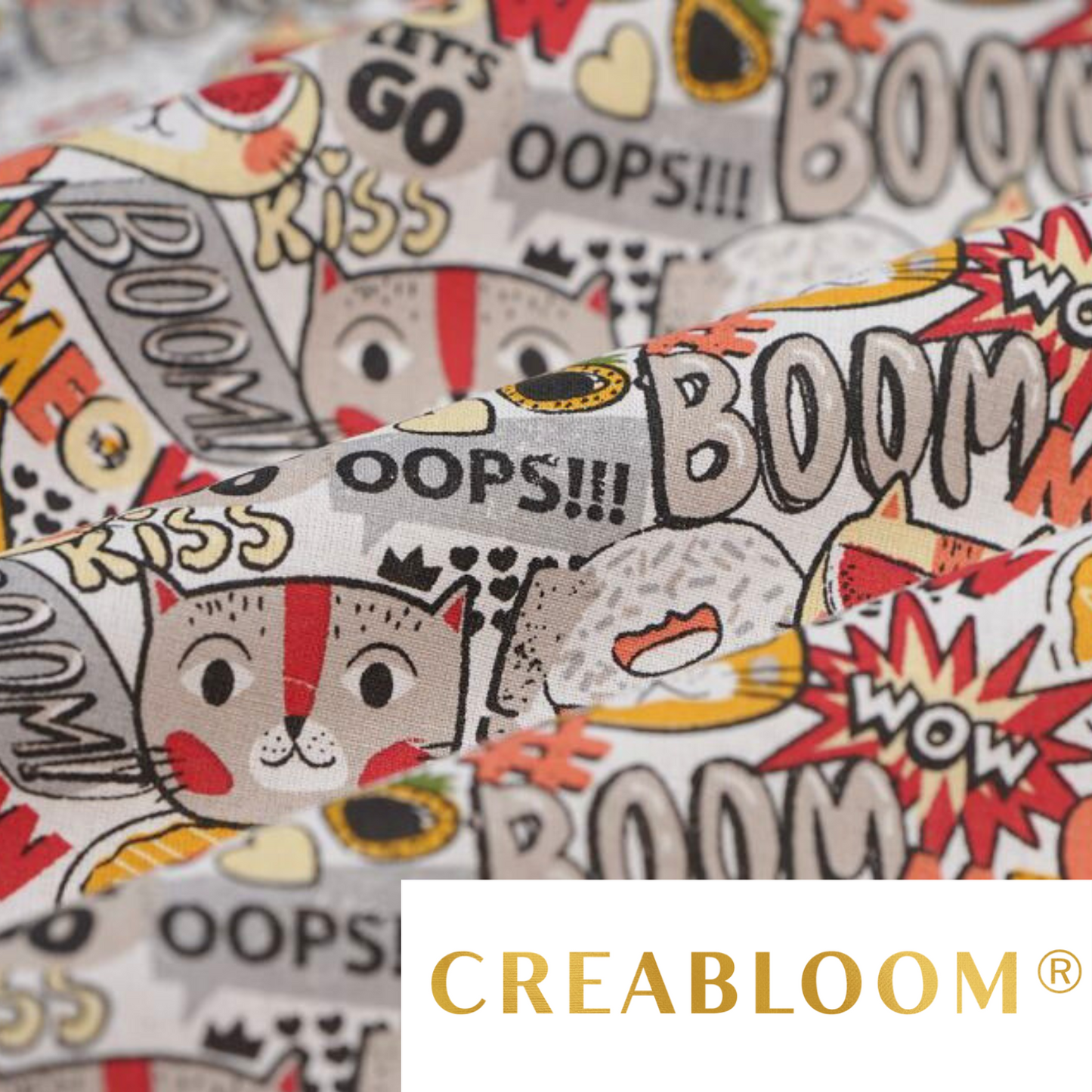Tissu coton Motif chats