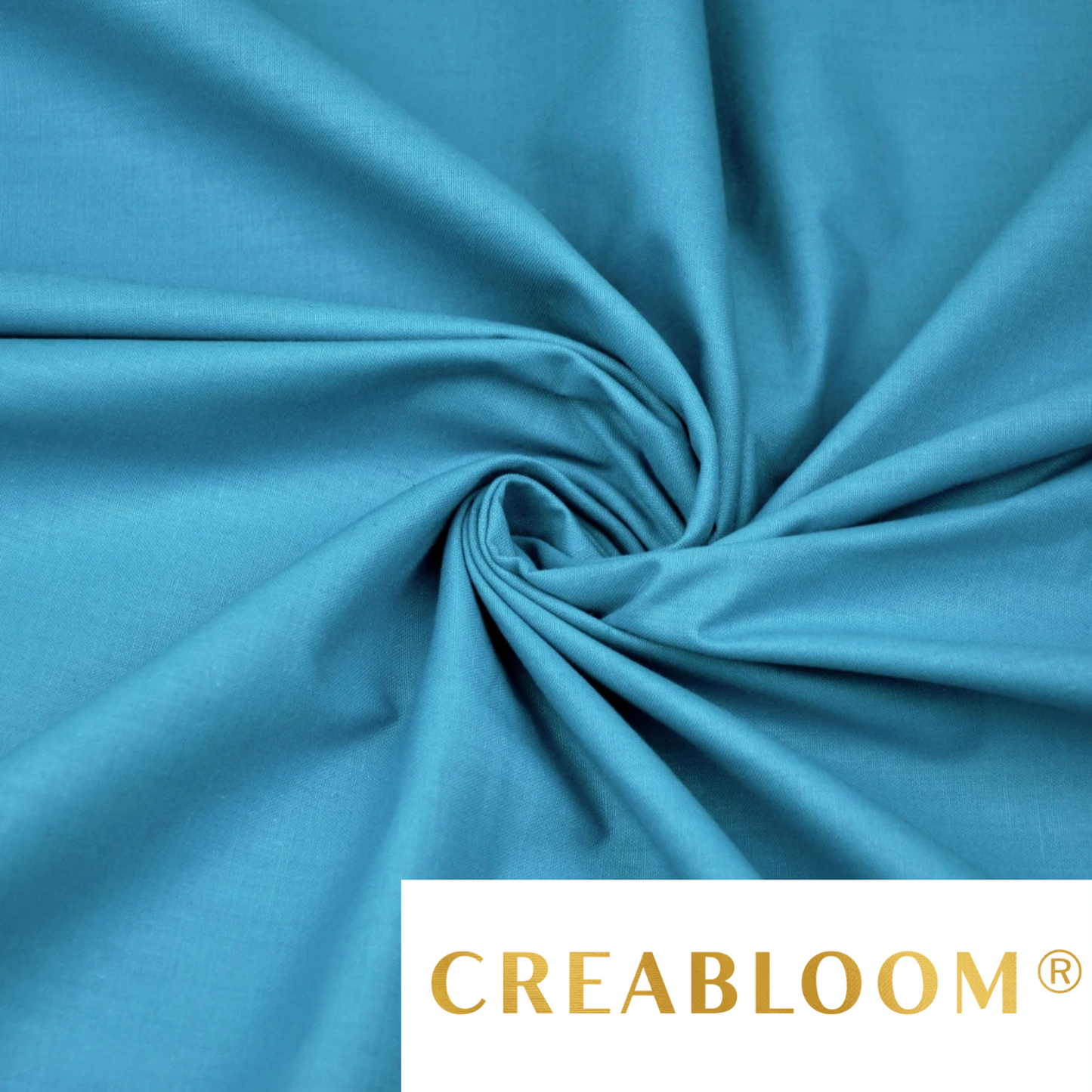Tissu coton Uni Bleu Poudré