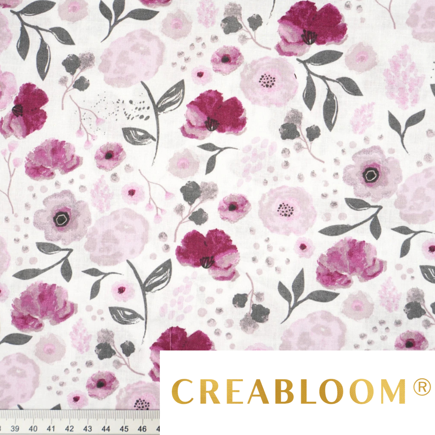 Baumwollstoff Blumenmuster