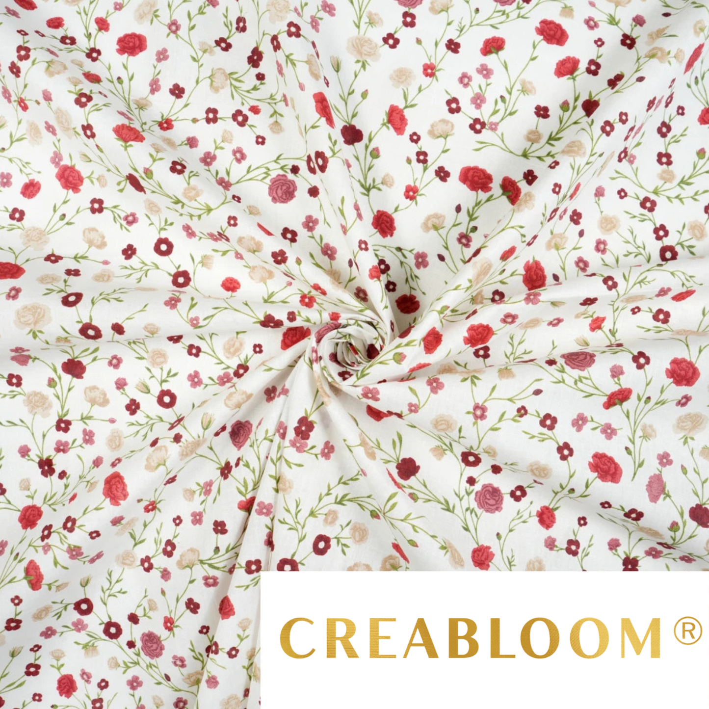 Baumwollstoff Blumenmuster