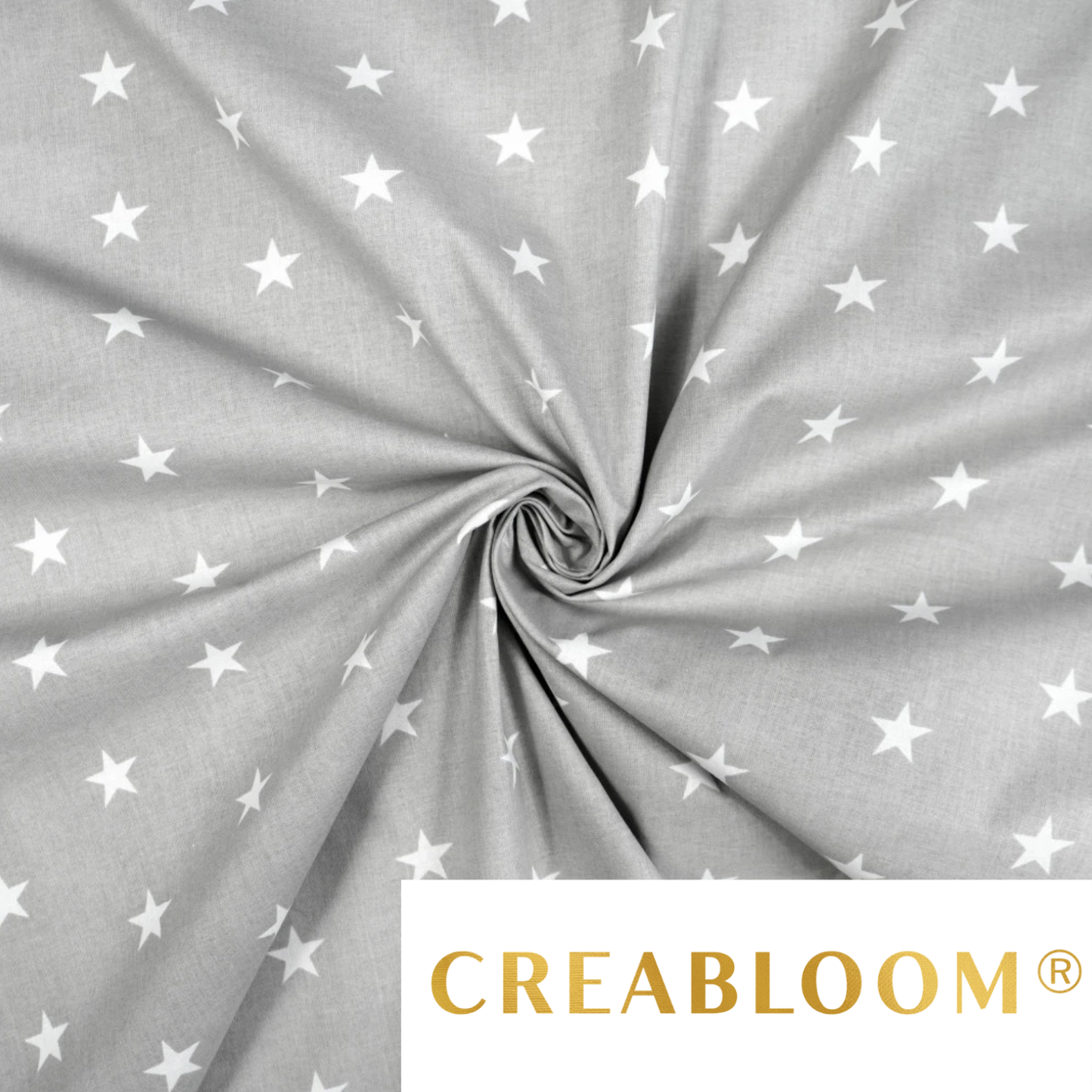 Baumwollstoff mit Sternmuster