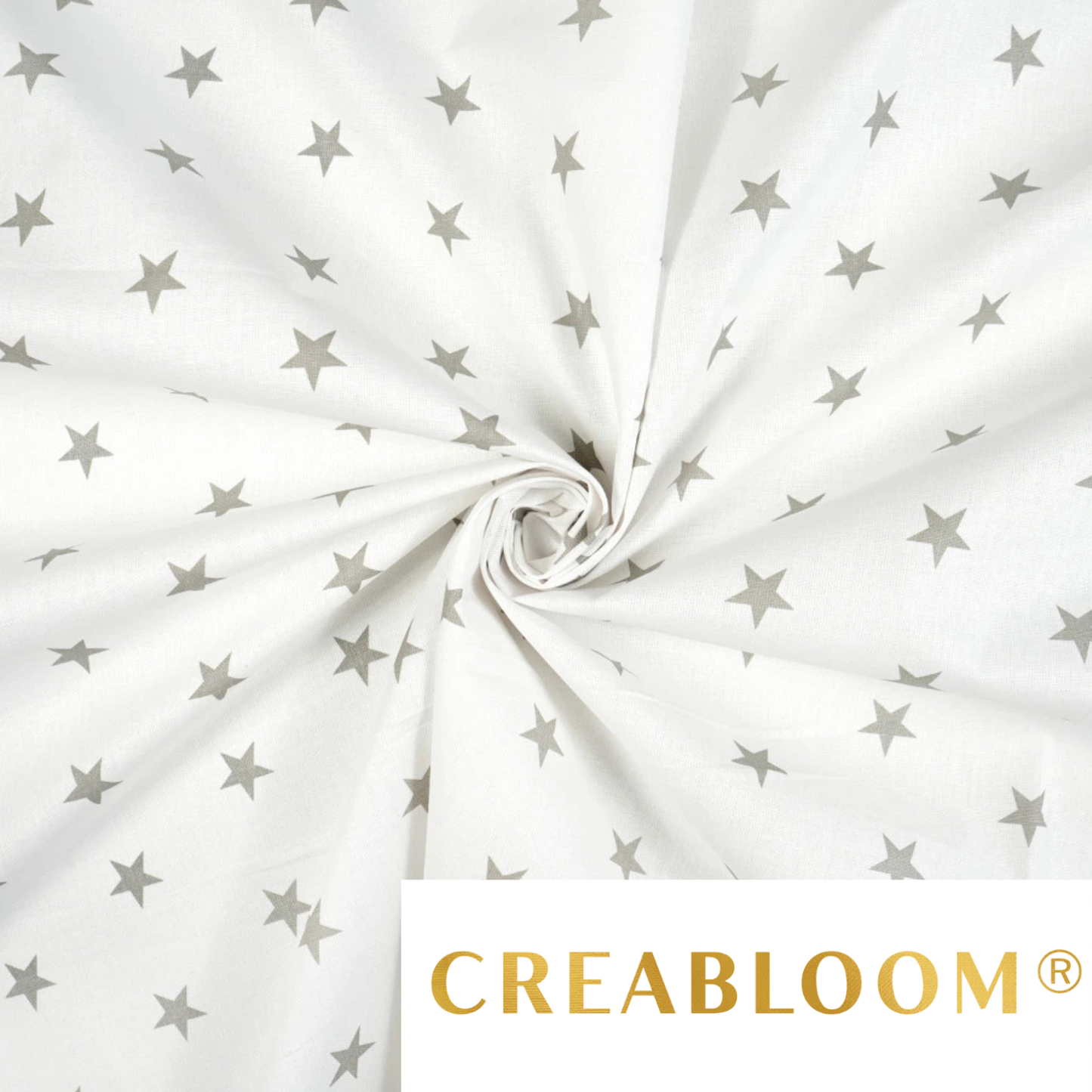 Baumwollstoff mit Sternmuster