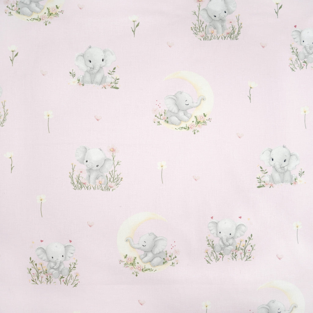 Tissu coton Motif elephants