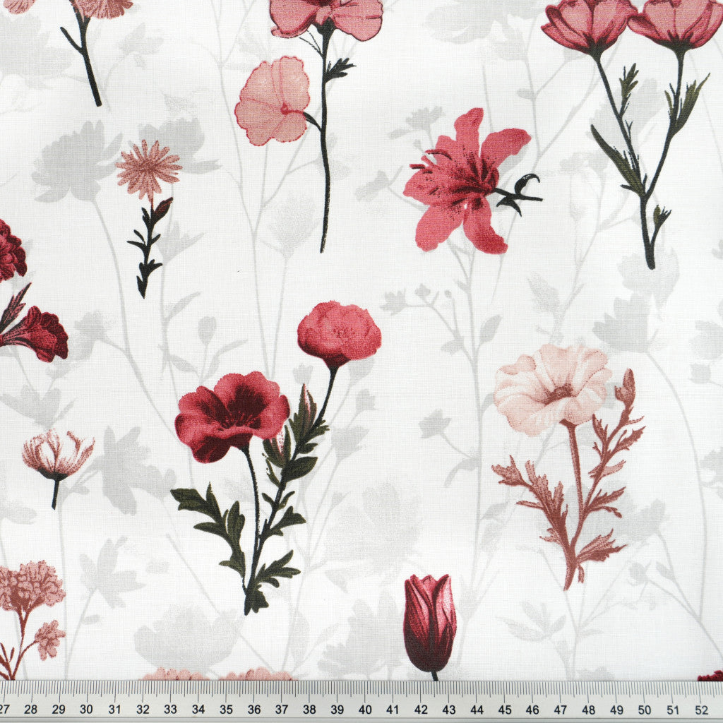 Baumwollstoff Blumenmuster