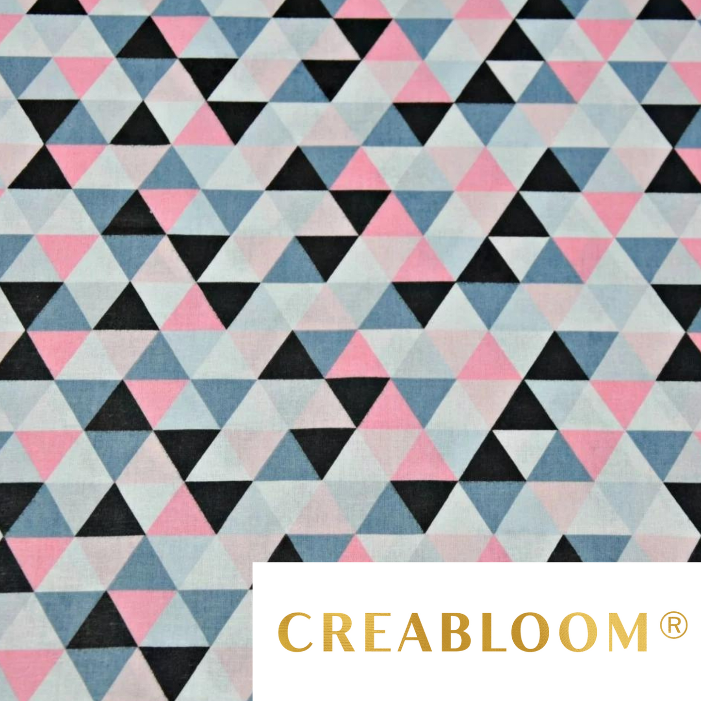 Tissu Coton Motif Triangles