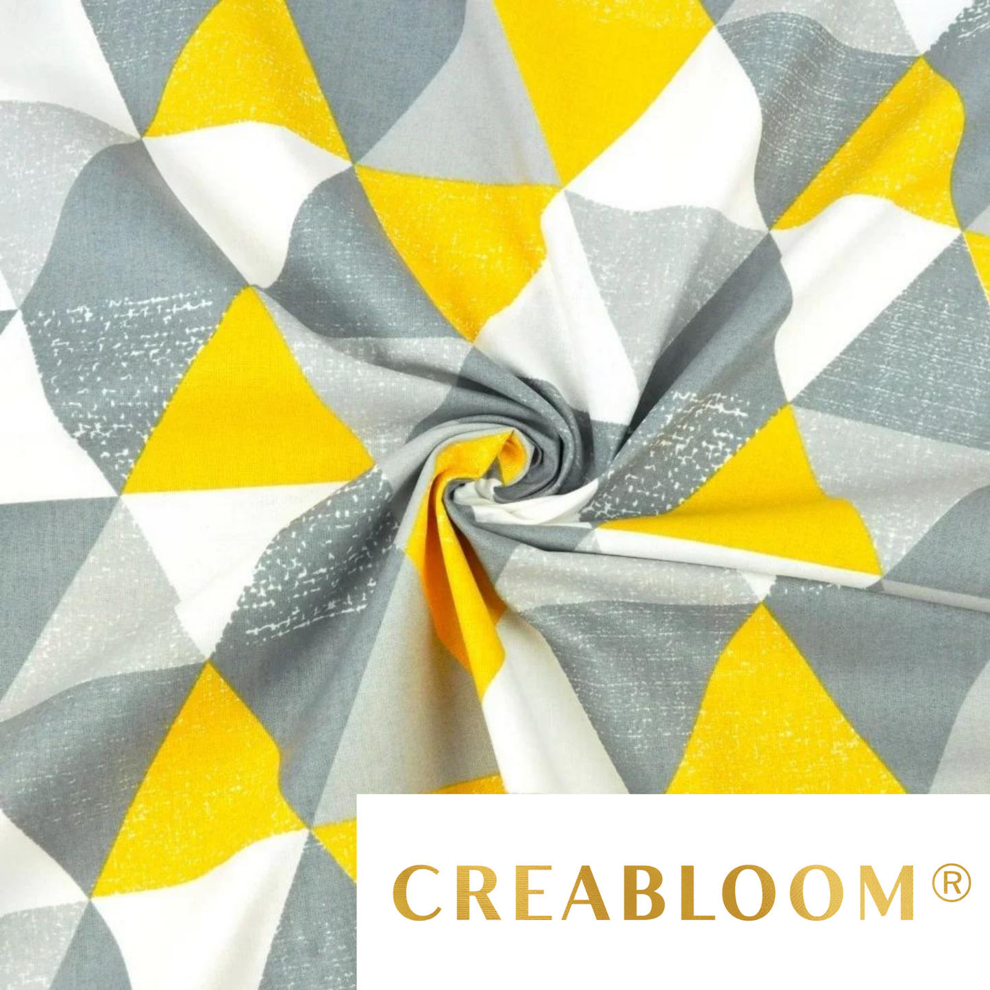 Tissu Coton Motif Triangles