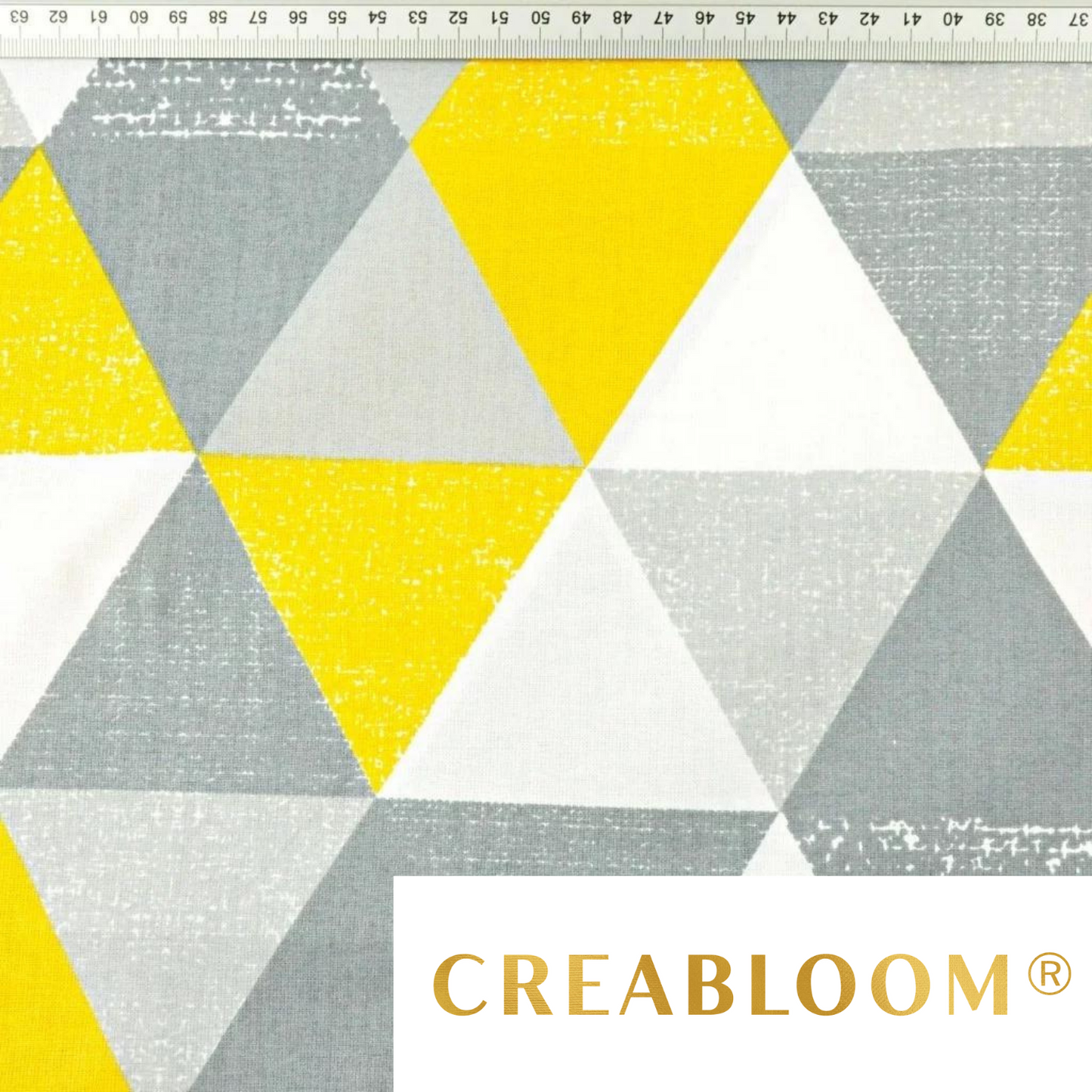 Tissu Coton Motif Triangles