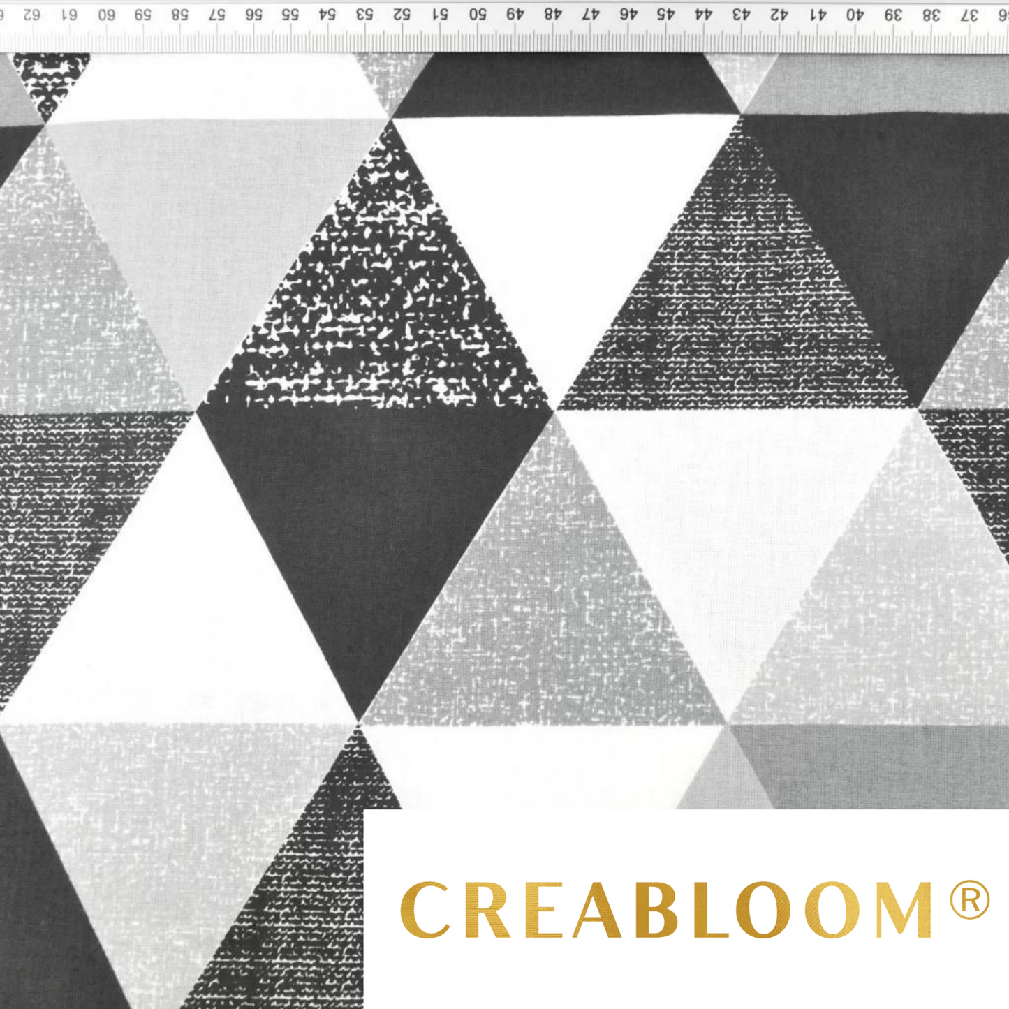 Tissu Coton Motif Triangles