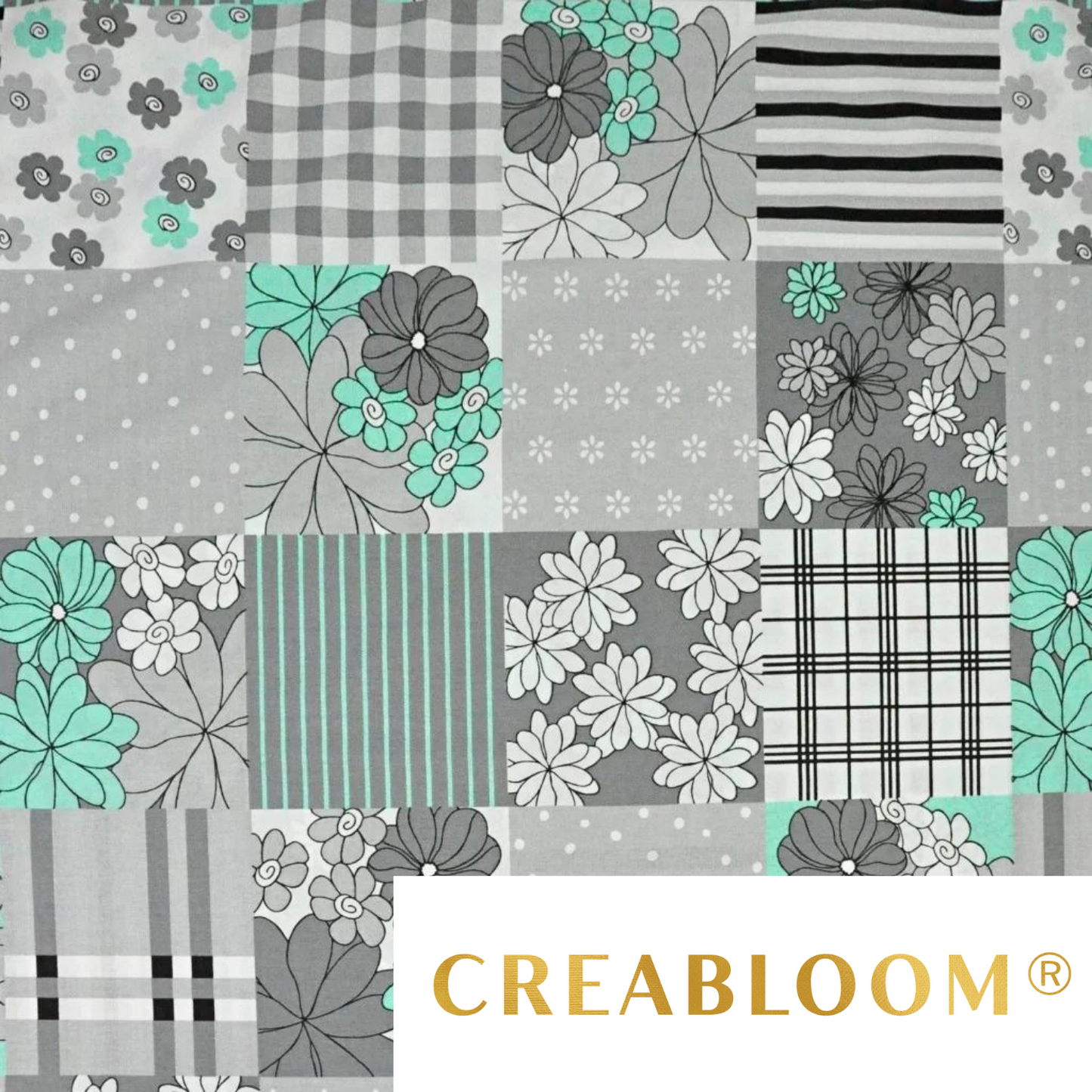 Tissu Coton Imprimé Patchwork