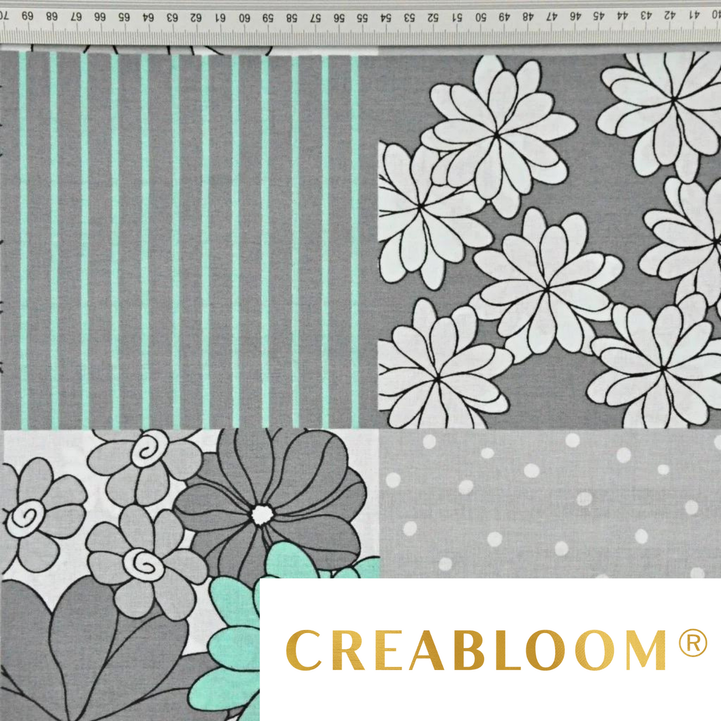 Tissu Coton Imprimé Patchwork