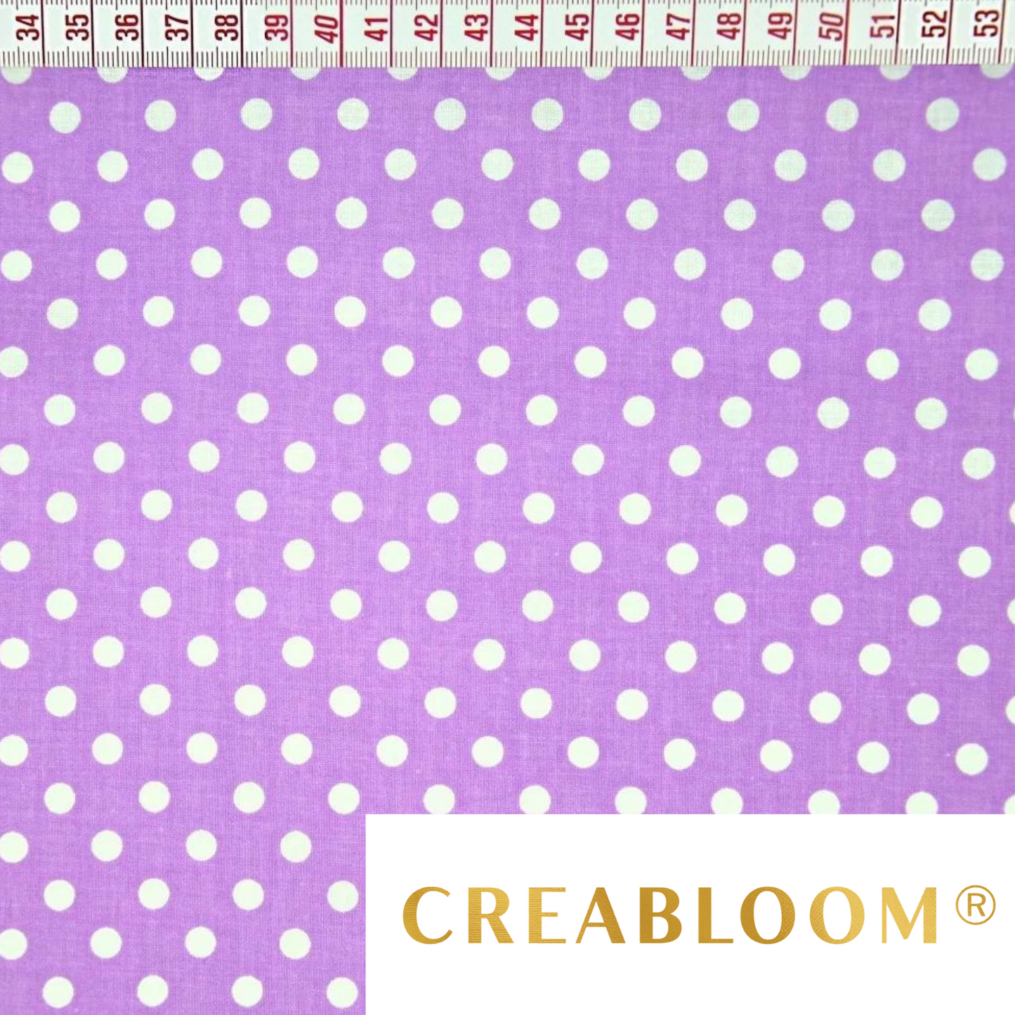 Tissu Coton Motif À Pois De 11Mm