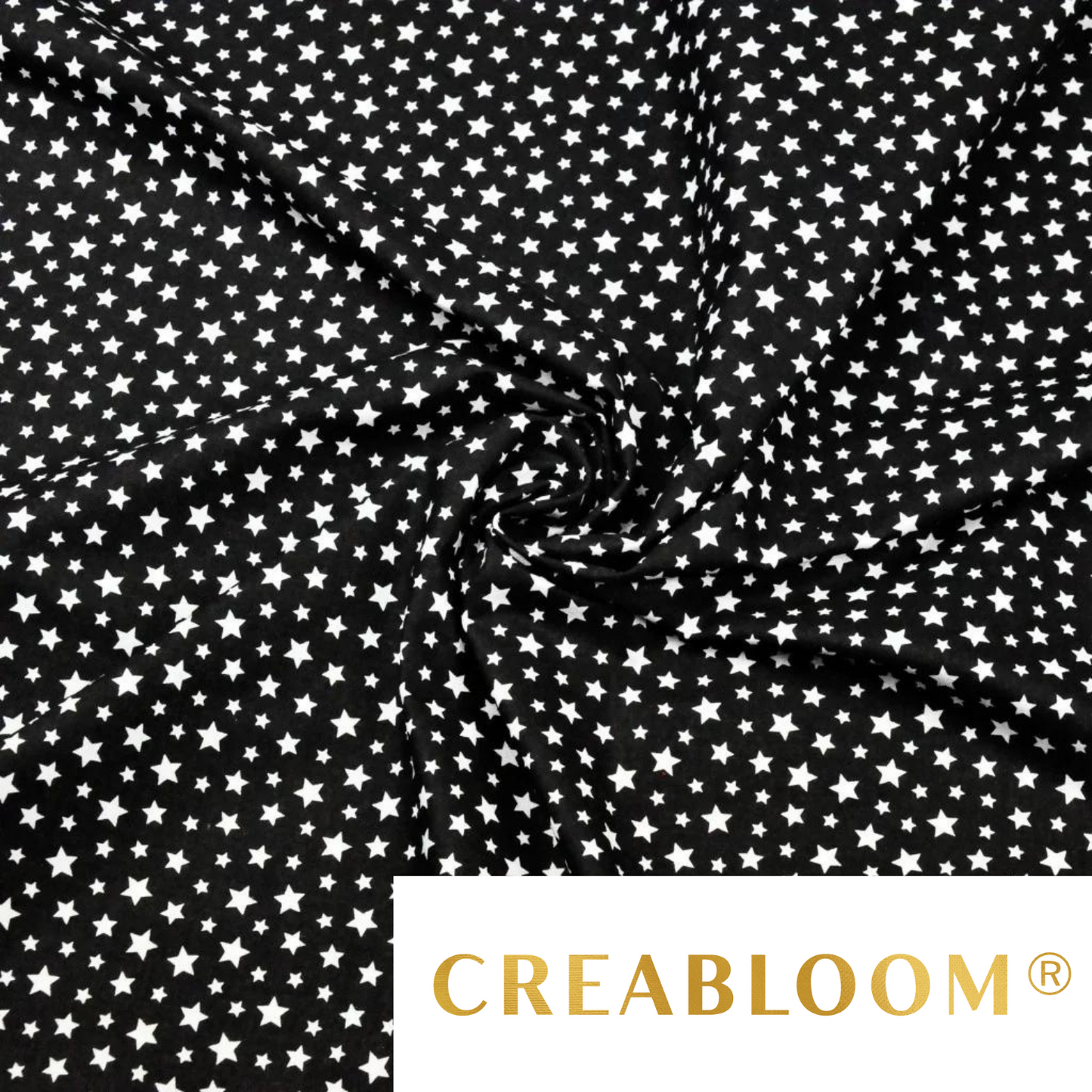 Tissu Coton Motif Étoiles