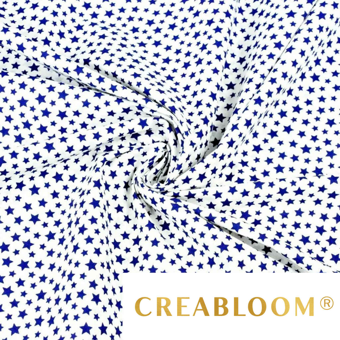 Tissu Coton Motif Étoiles