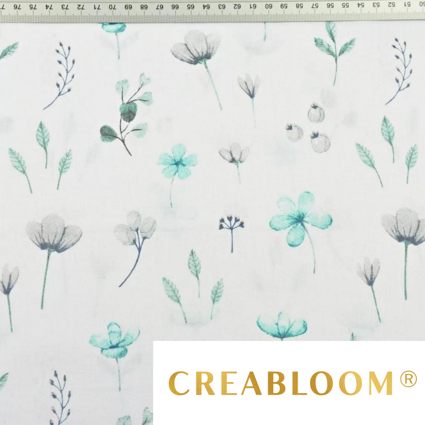 Tissu Coton Motif Fleurs