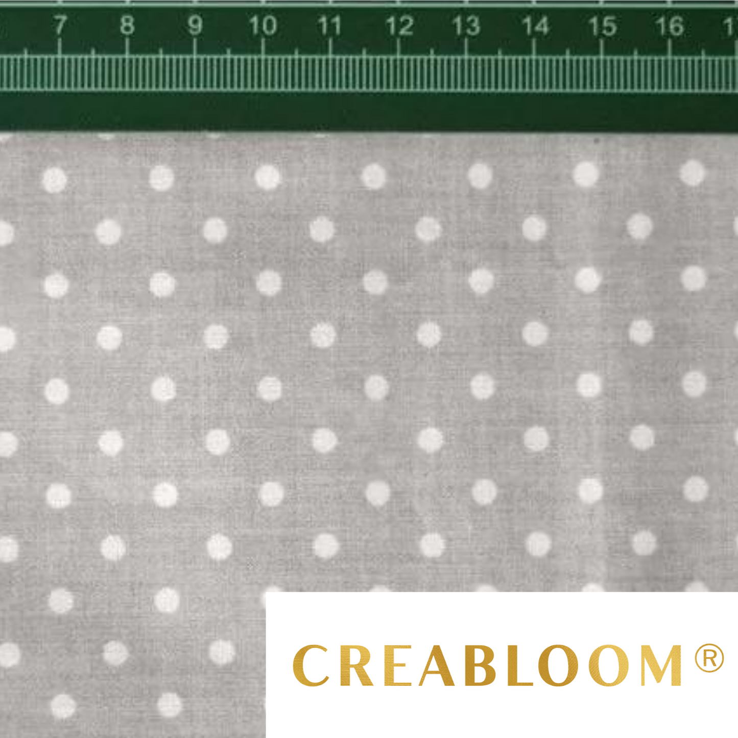 Tissu Coton Motif À Pois De 4Mm