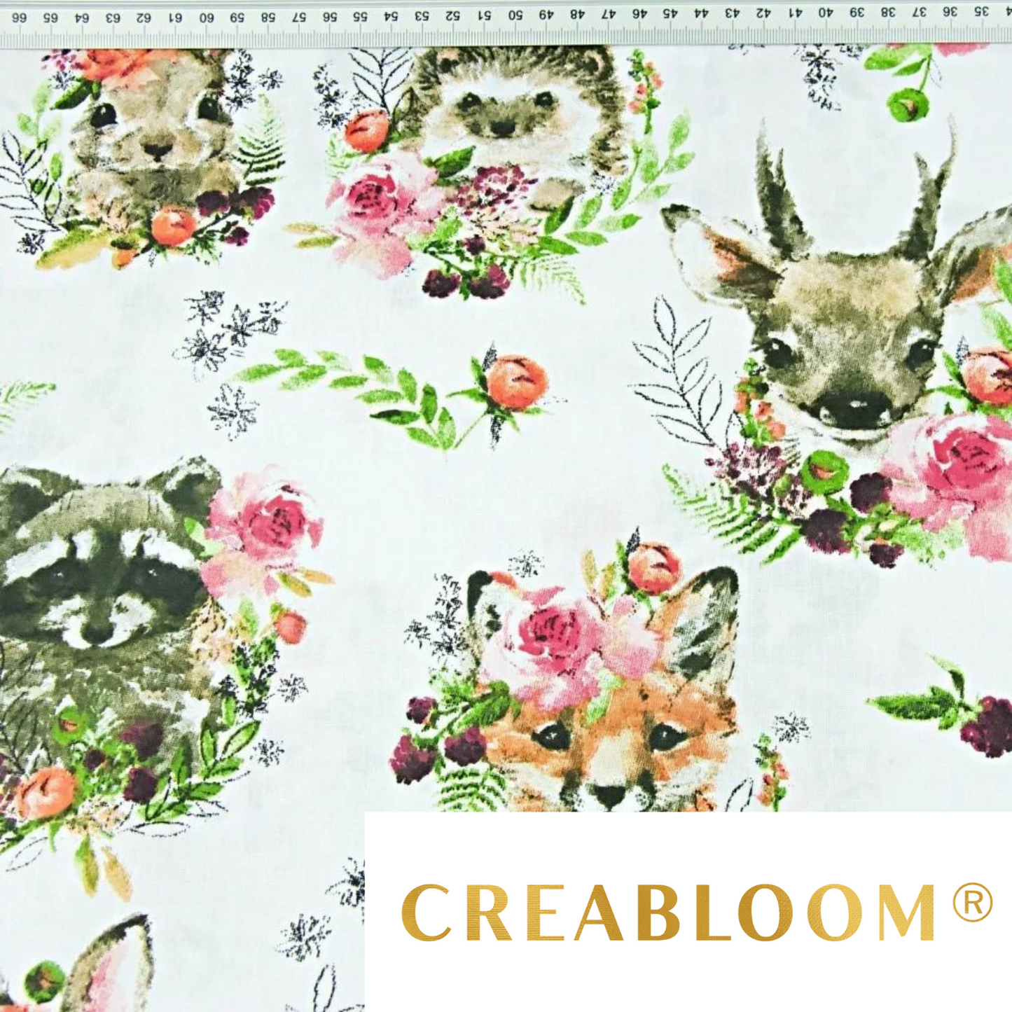 Tissu Coton Motif Animaux