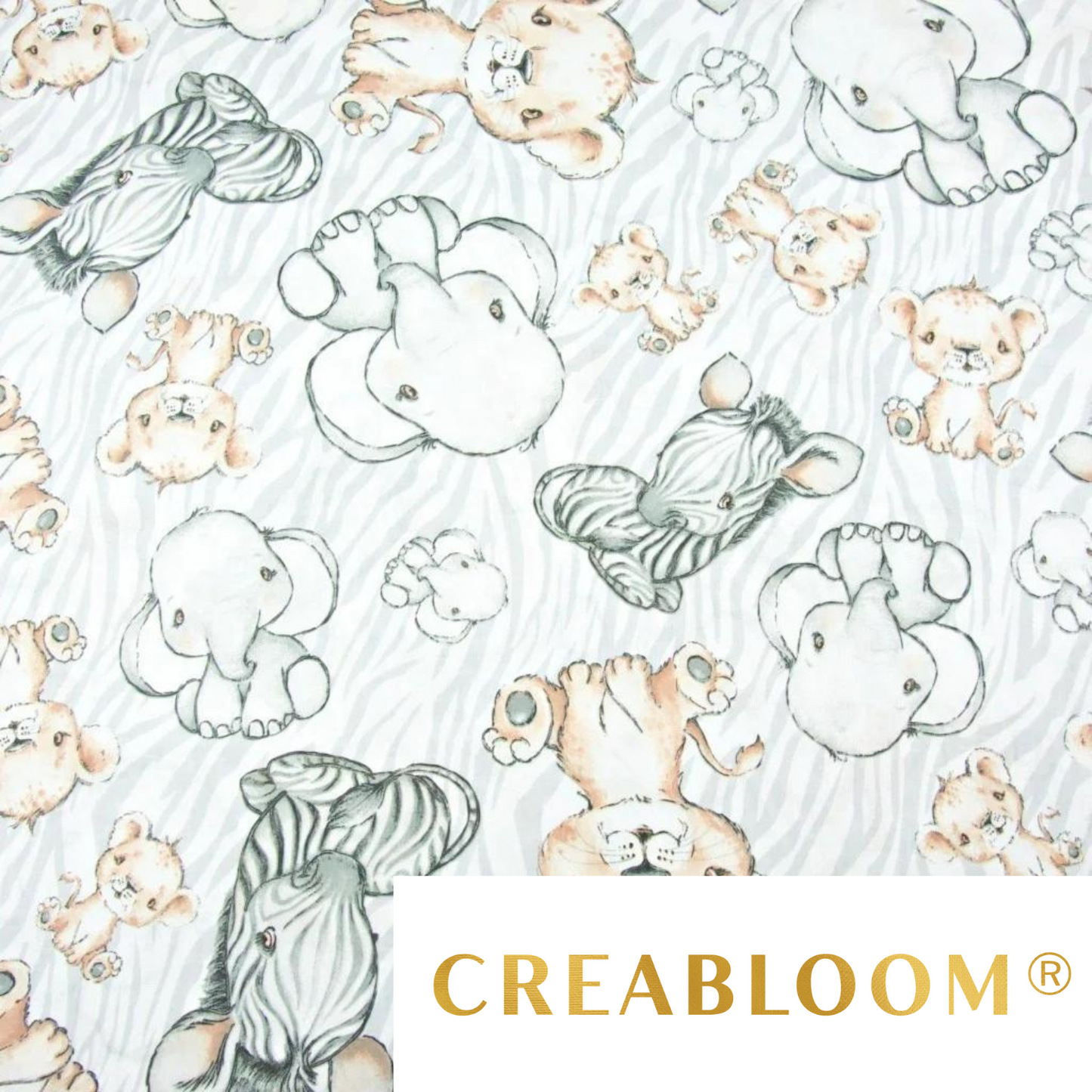 Tissu Coton Motif Animaux