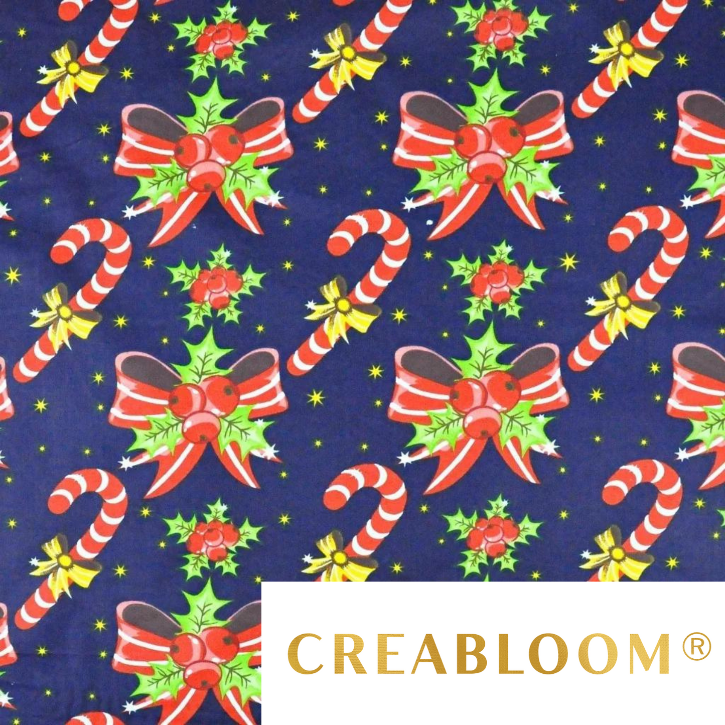 Tissu Coton Motif Noël