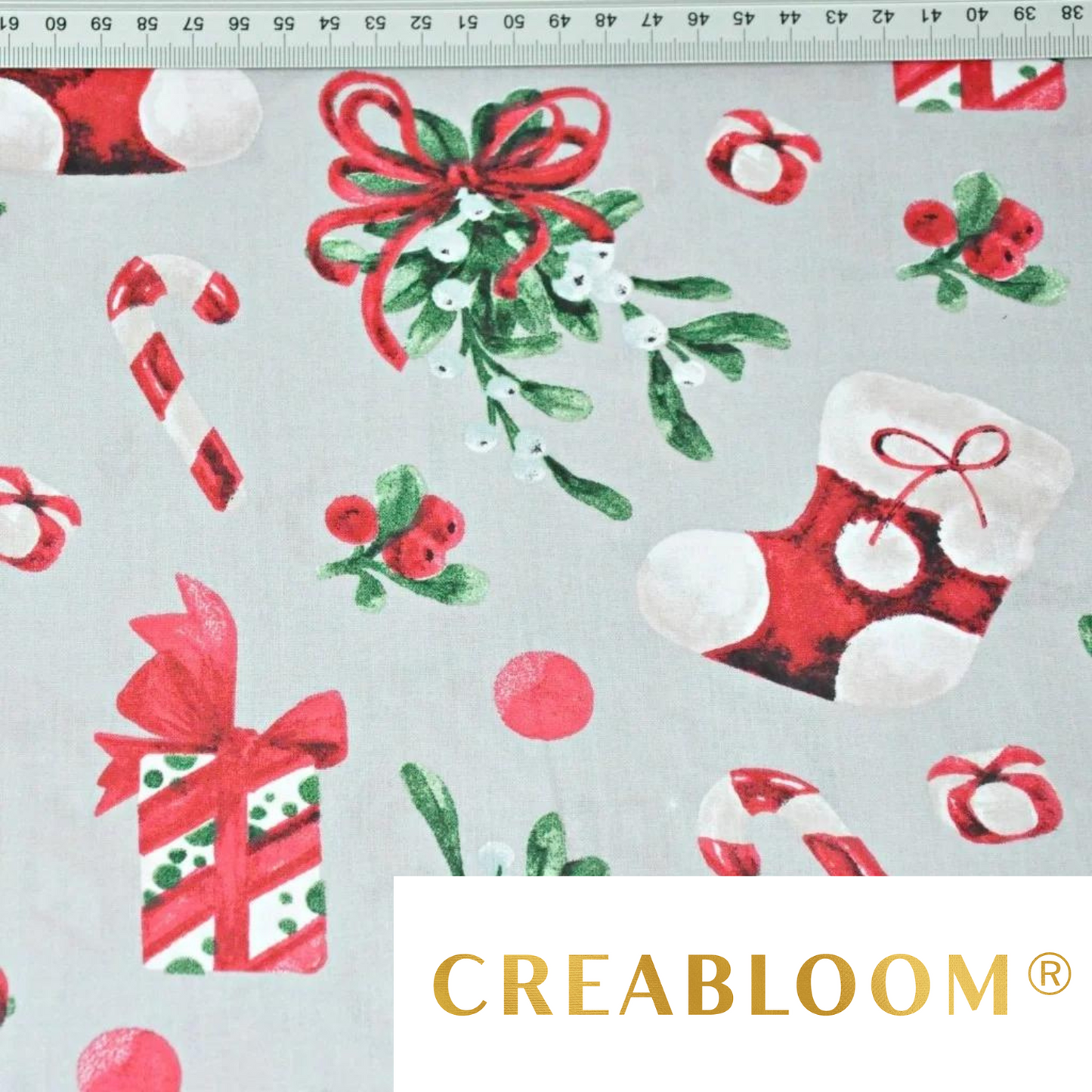 Tissu Coton Motif Noël